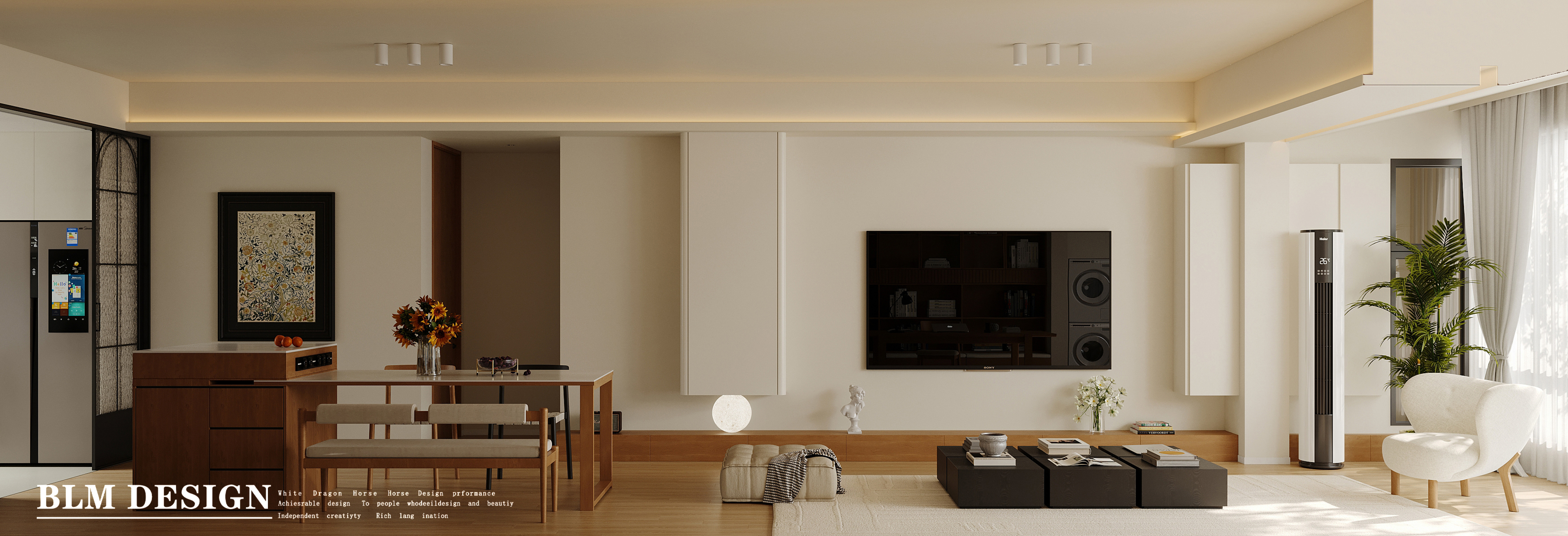 原木奶油家装效果图案例[ID: 114771015]_建e效果图