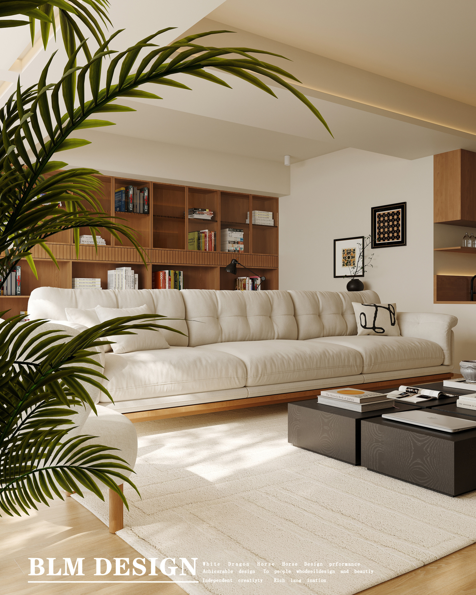 原木奶油家装效果图案例[ID: 114771015]_建e效果图
