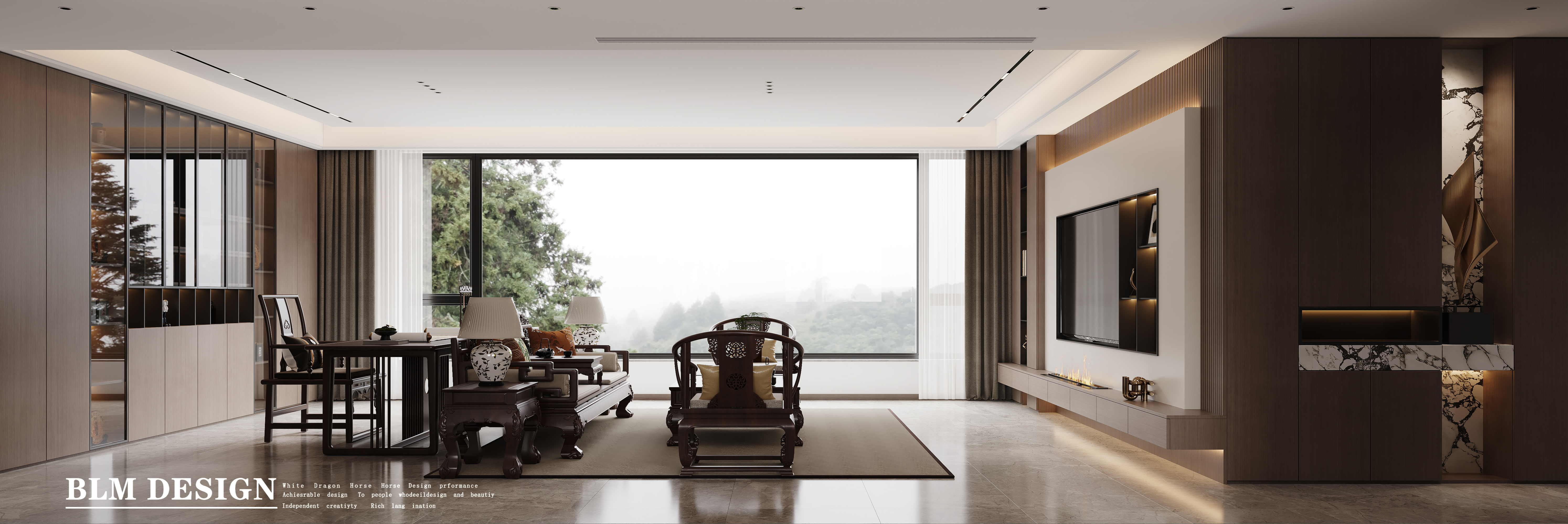 新中式家装效果图[ID: 114705624]_建e效果图