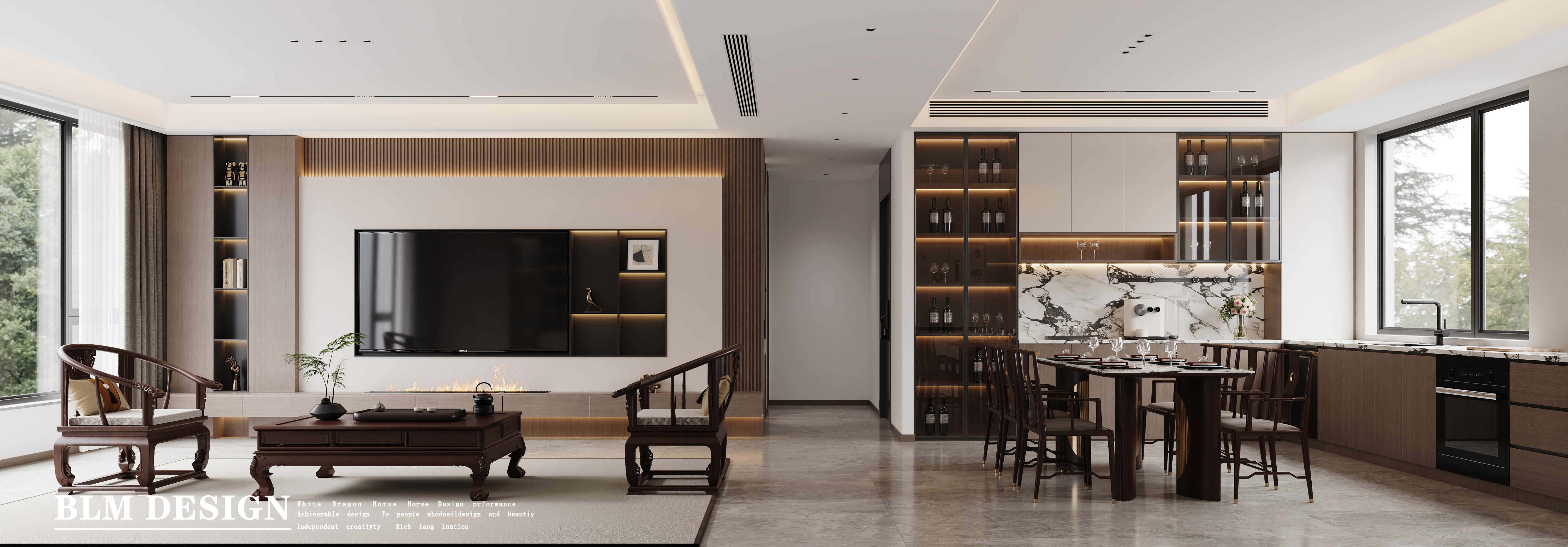 新中式家装效果图[ID: 114705624]_建e效果图