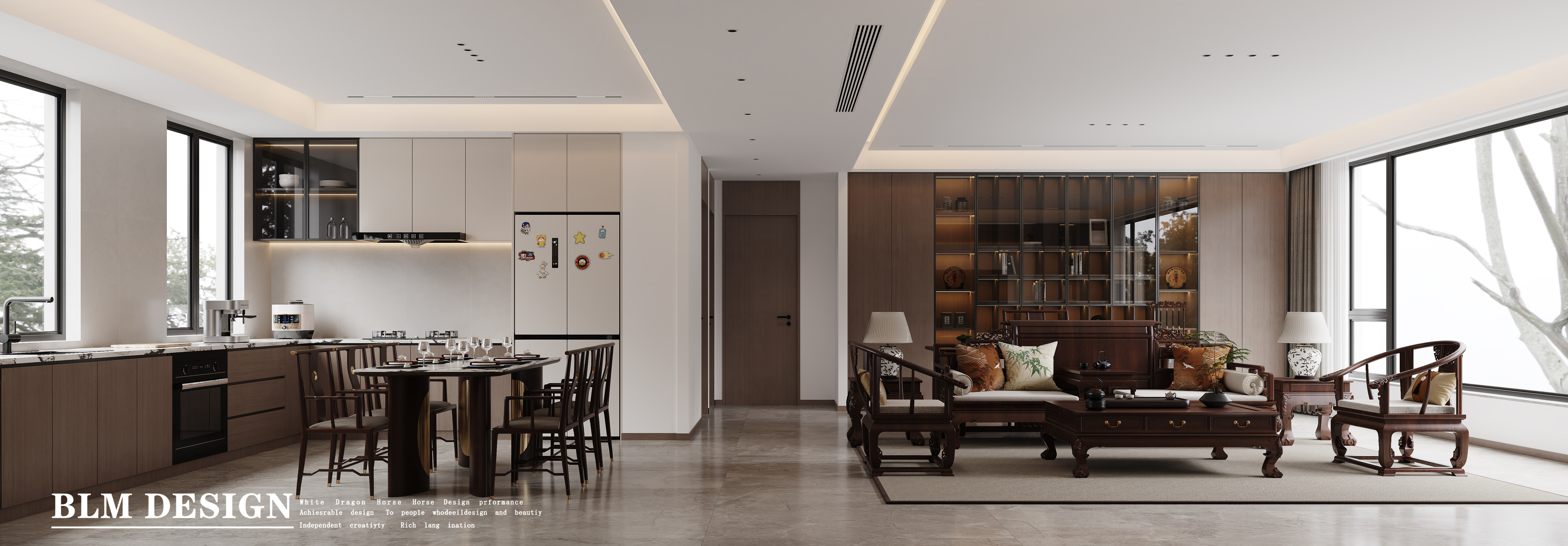 新中式家装效果图[ID: 114705624]_建e效果图