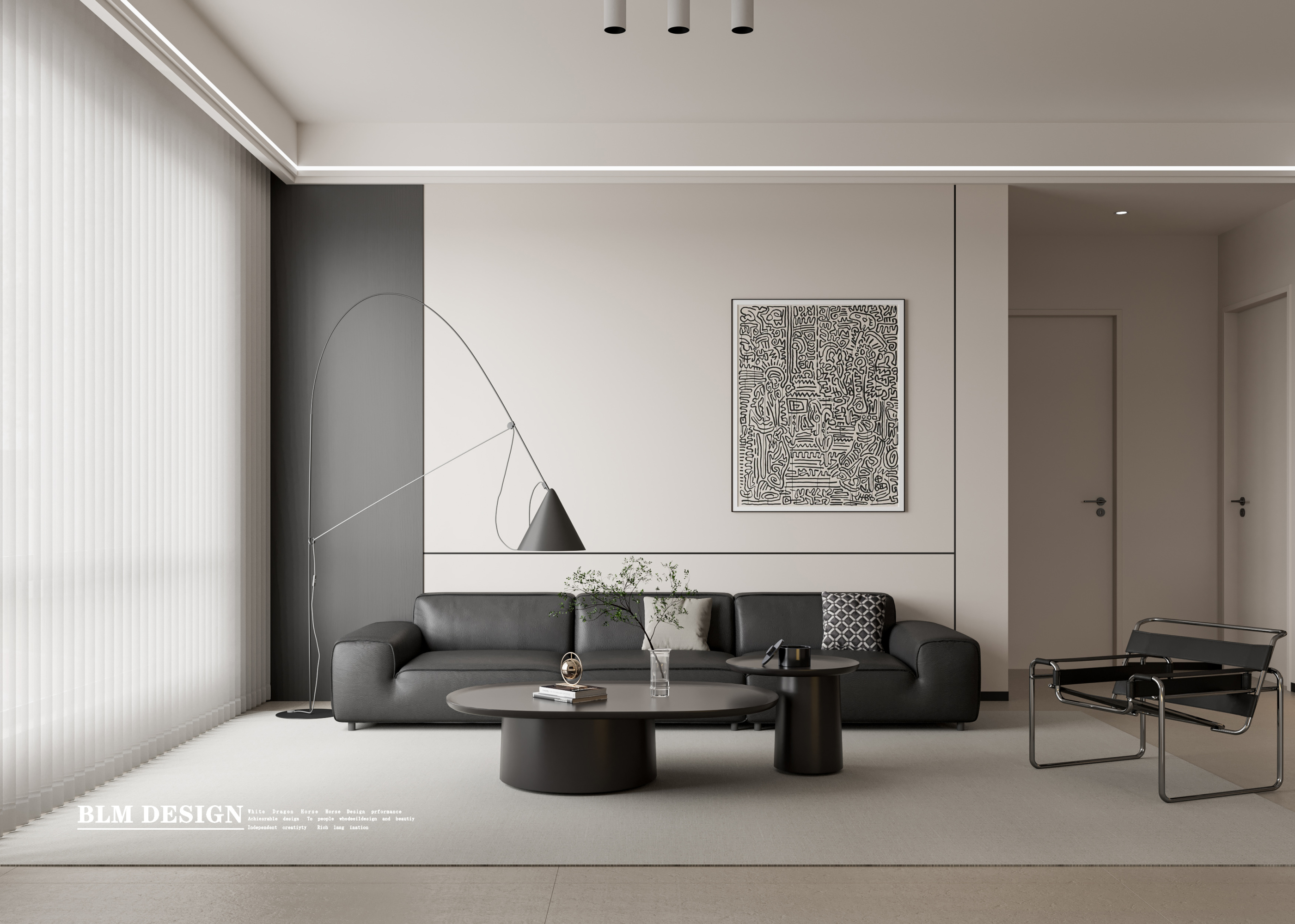 意式极简案例[ID: 114377947]_建e效果图