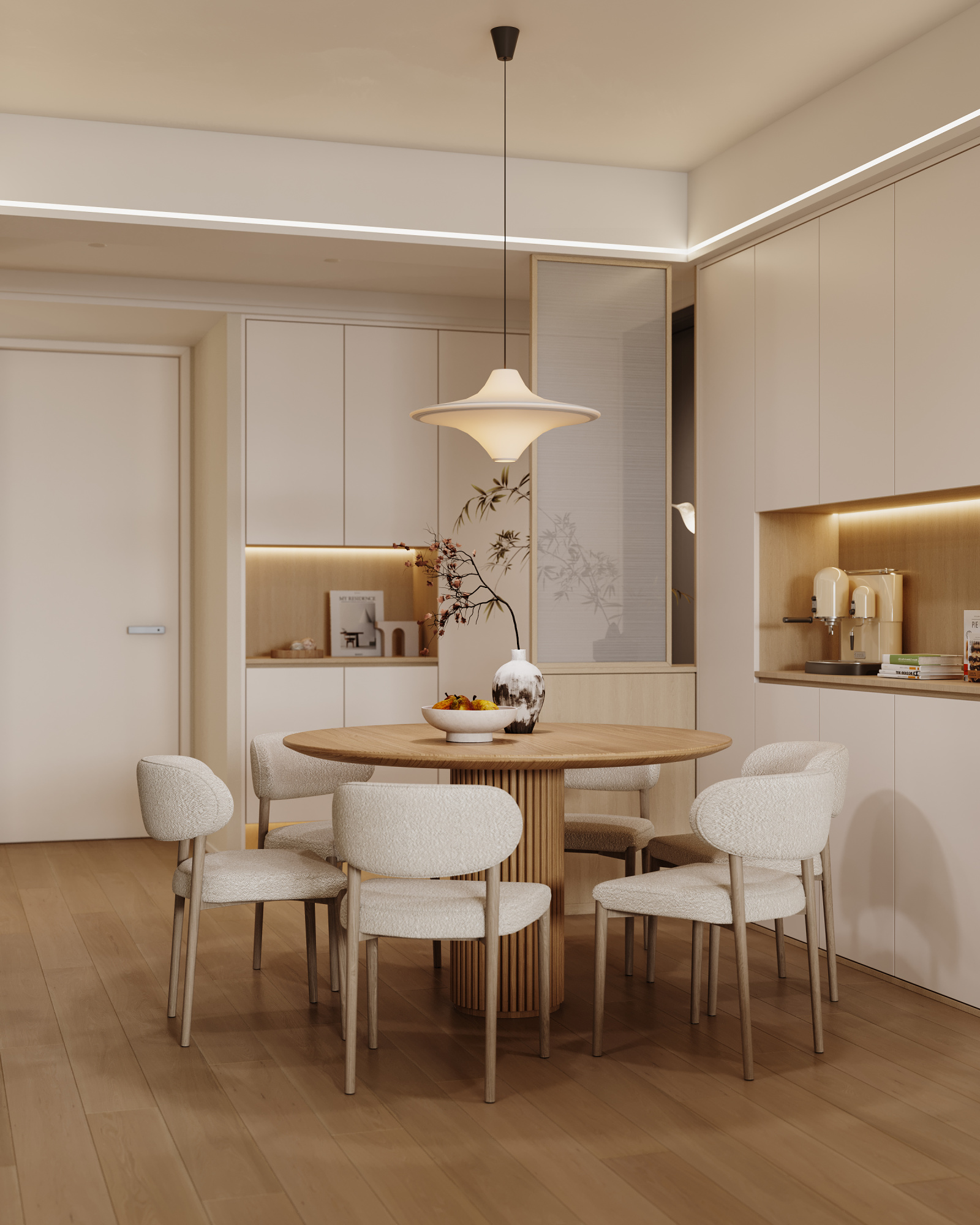 现代客餐厅[ID: 114377871]_建e效果图