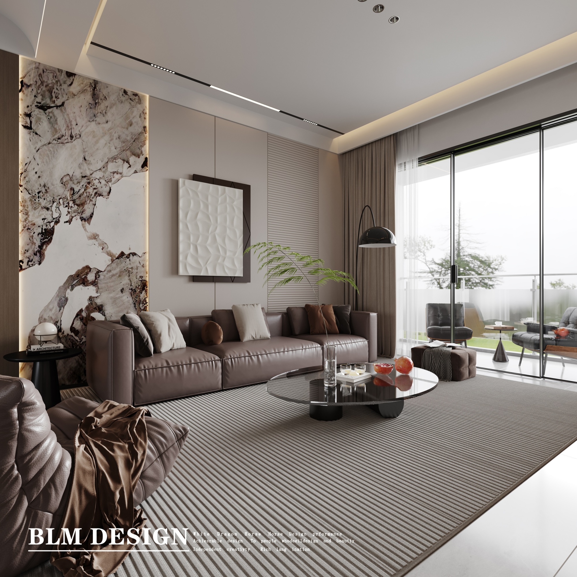 意式轻奢案例[ID: 114377826]_建e效果图