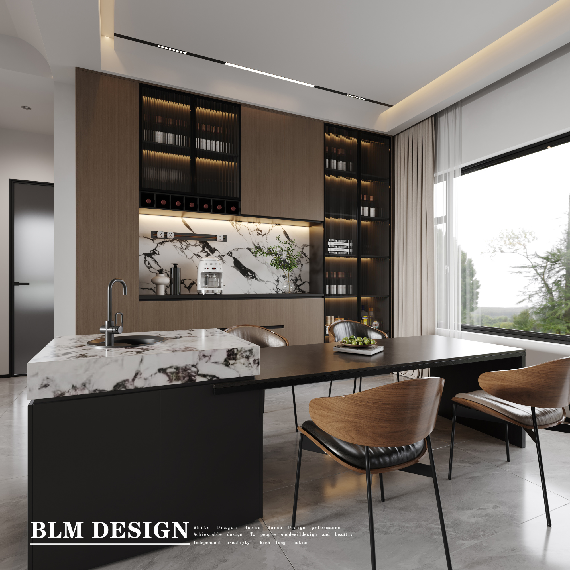意式轻奢案例[ID: 114377826]_建e效果图