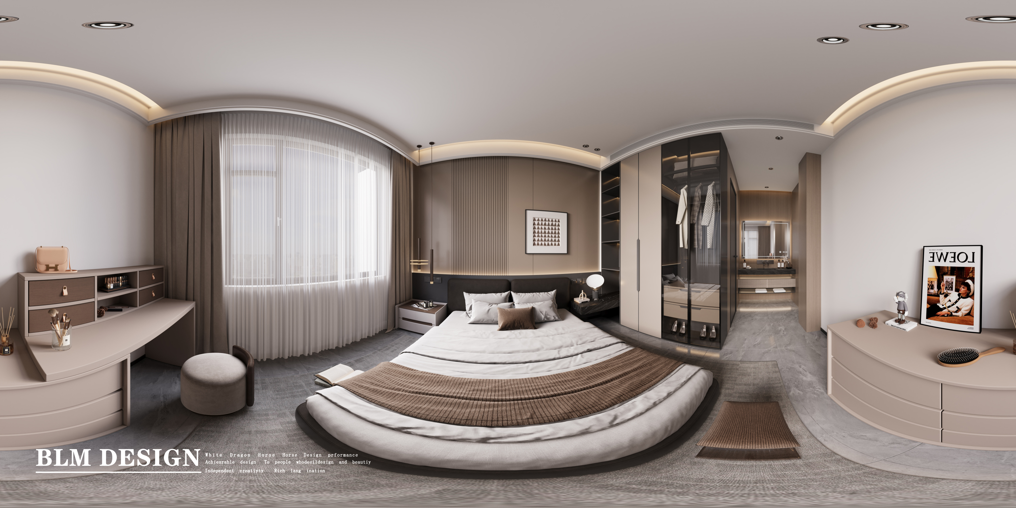 意式轻奢案例[ID: 114377826]_建e效果图