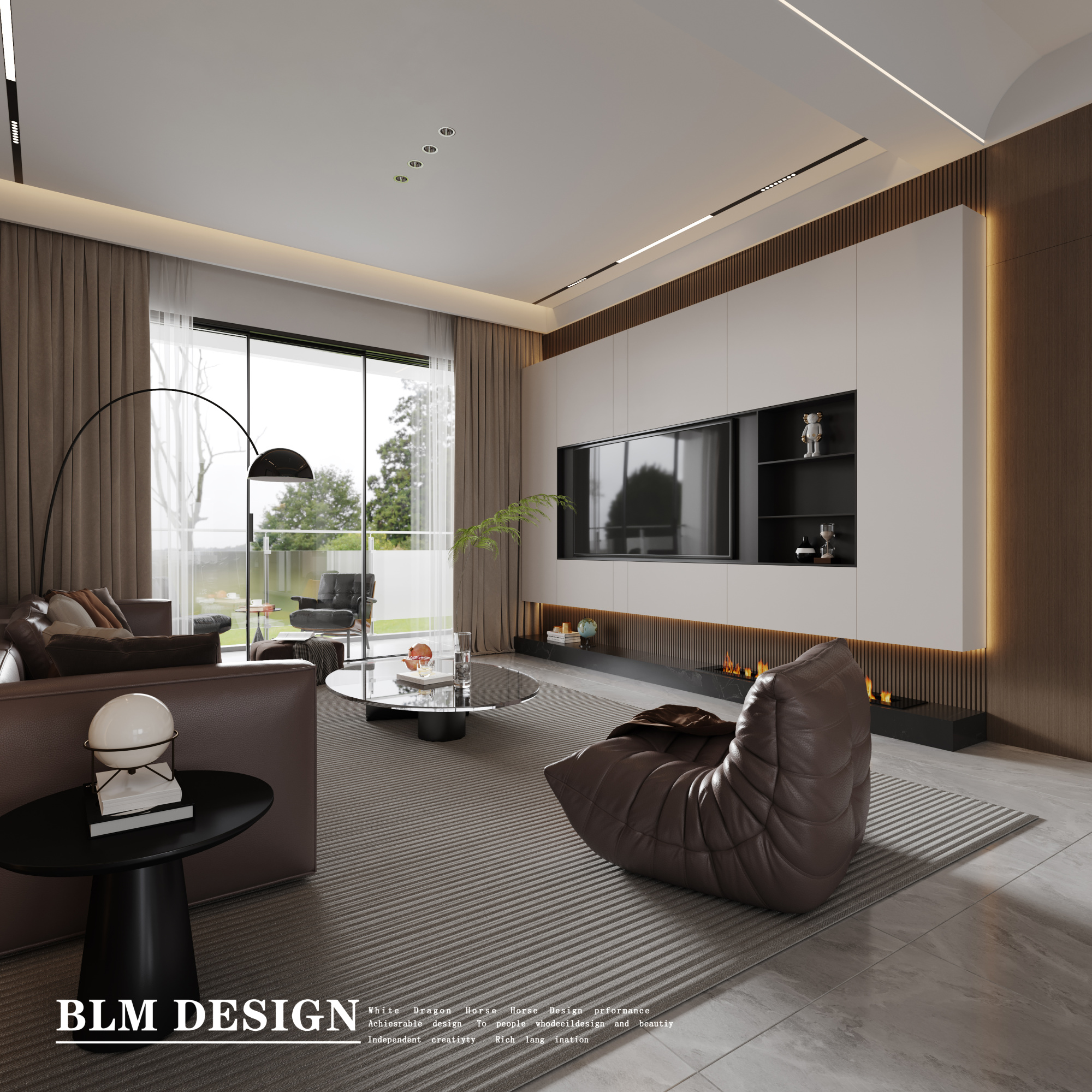 意式轻奢案例[ID: 114377826]_建e效果图