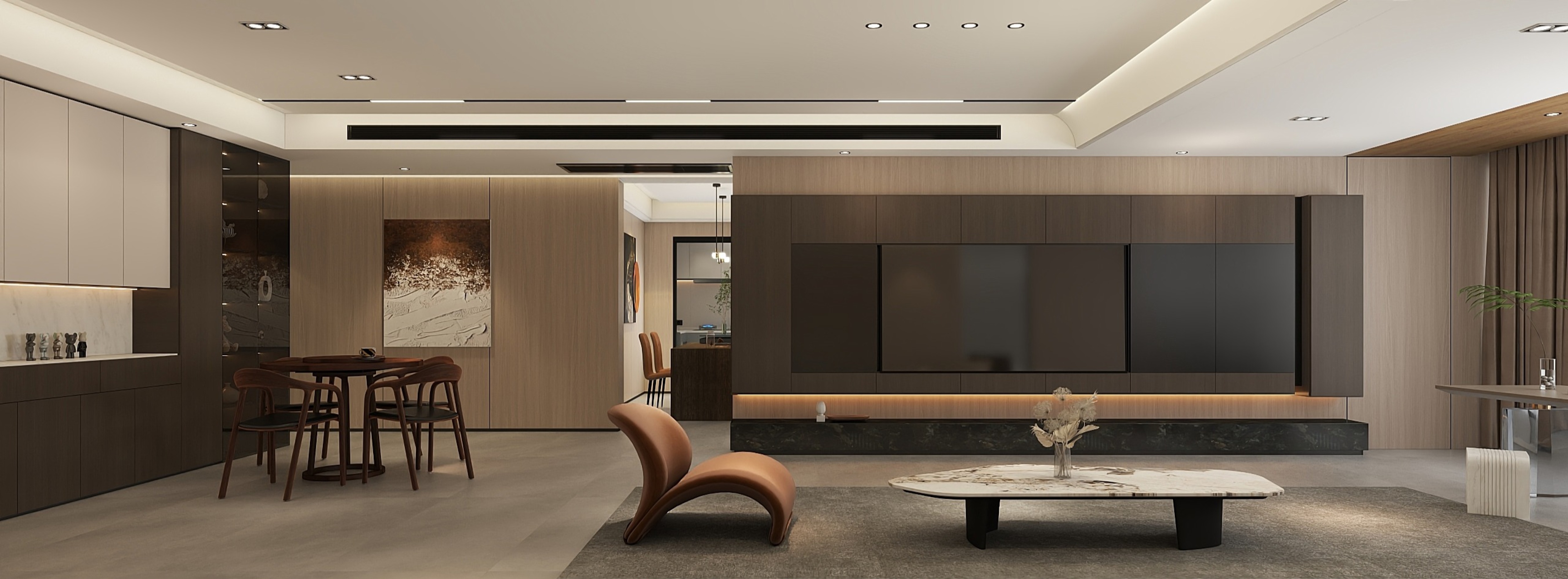 意式轻奢风格[ID: 114377845]_建e效果图