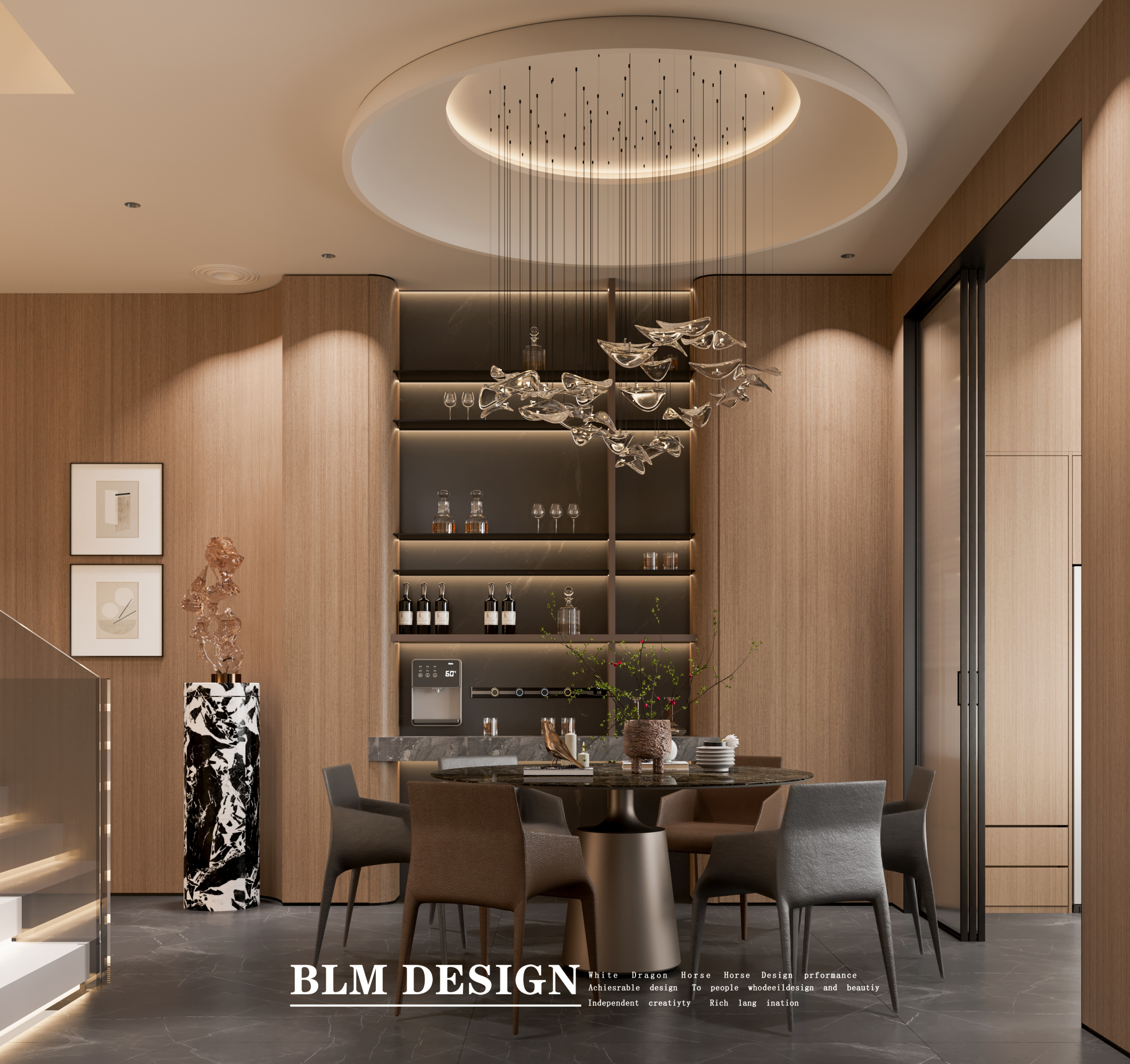 现代轻奢别墅[ID: 114312441]_建e效果图