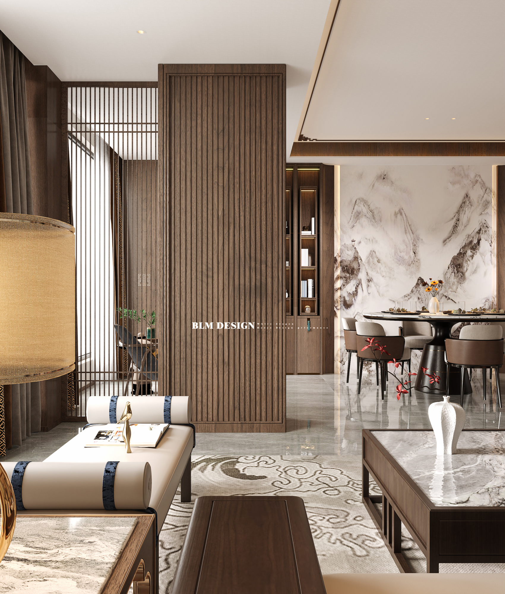 新中式案例[ID: 114312364]_建e效果图