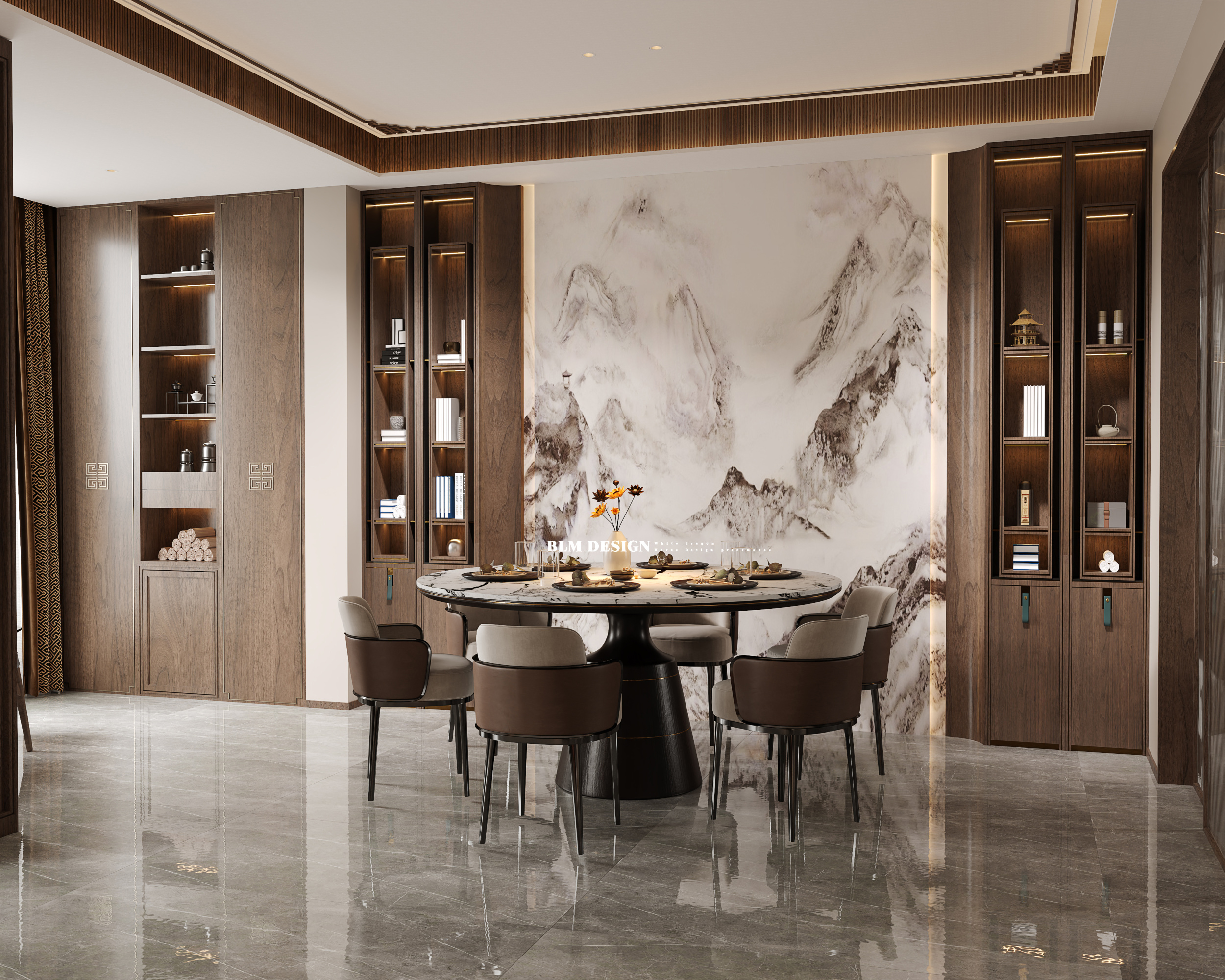 新中式案例[ID: 114312364]_建e效果图