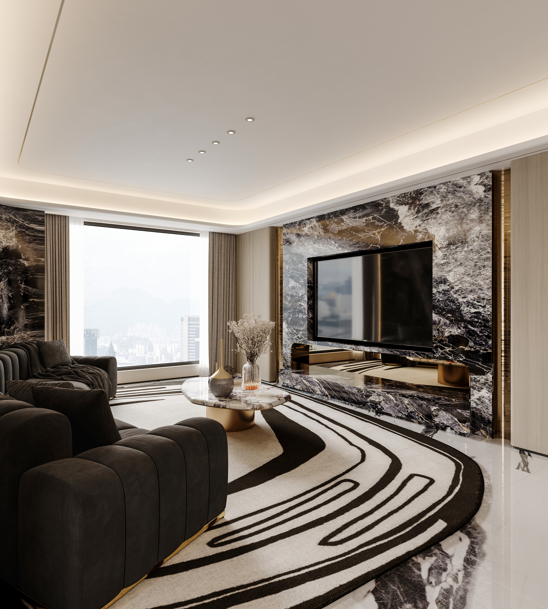 意式轻奢-未来效果图[ID: 114508840]_建e效果图