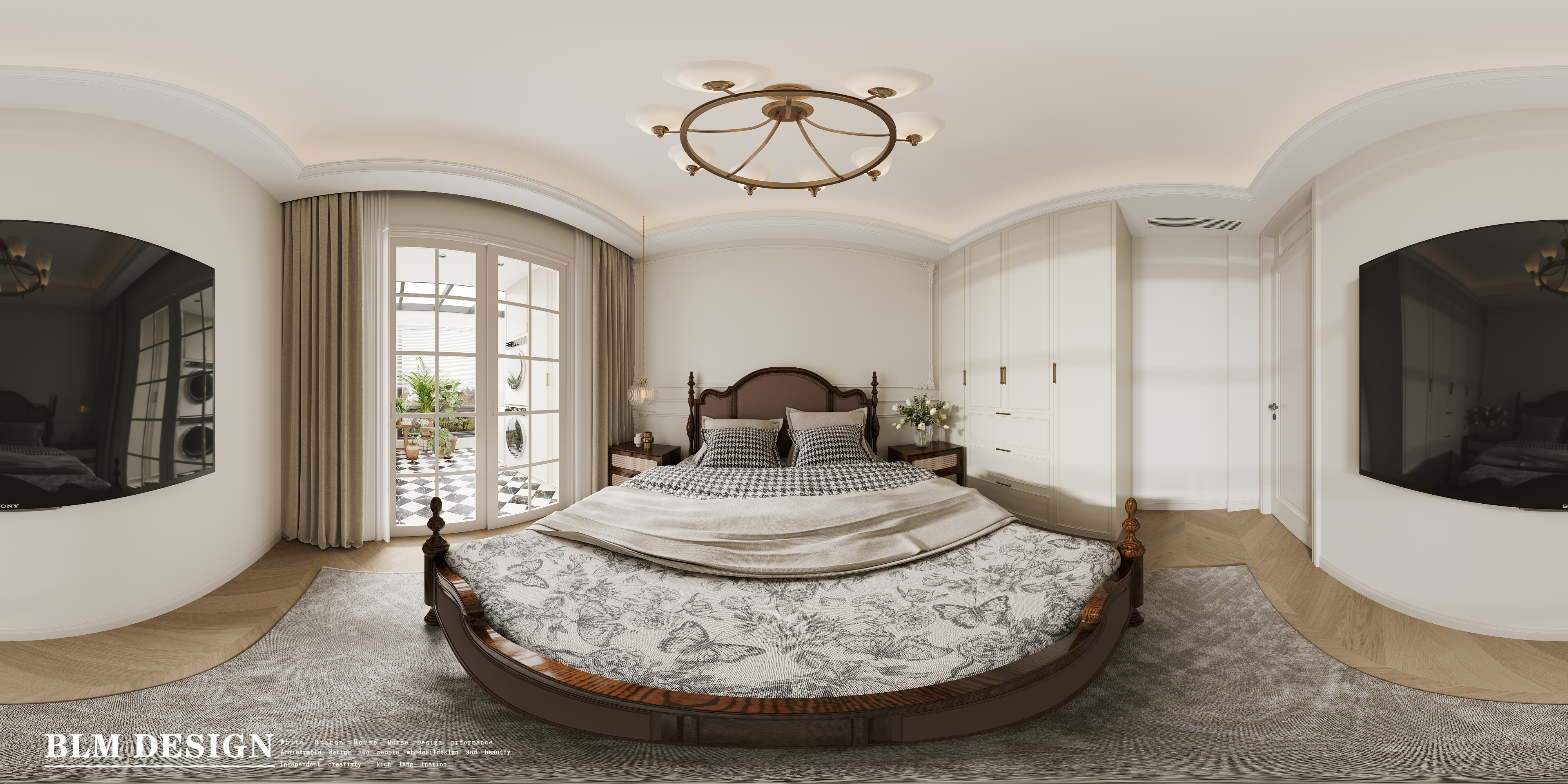 美式家装设计案例[ID: 114508908]_建e效果图