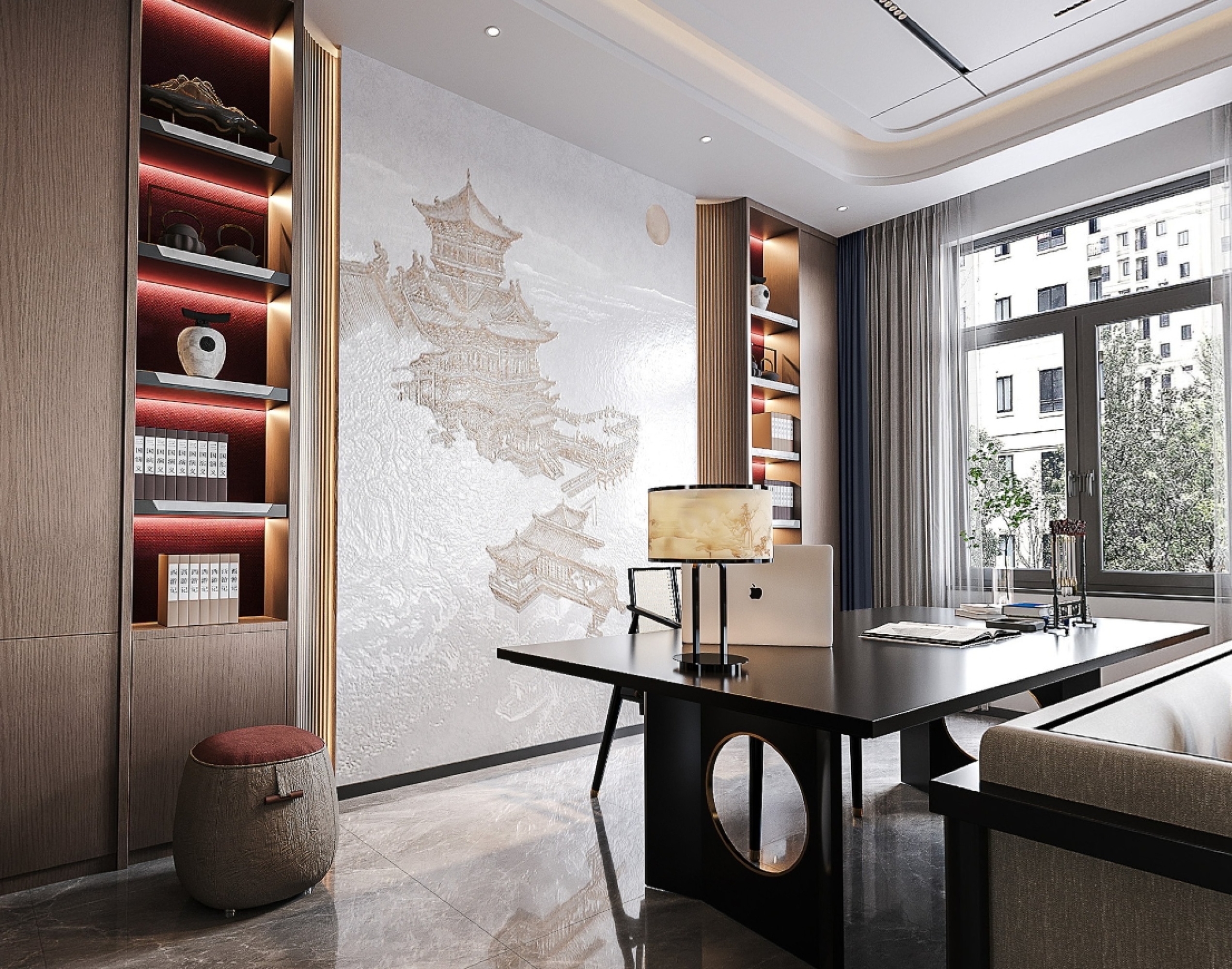 中式[ID: 114508951]_建e效果图
