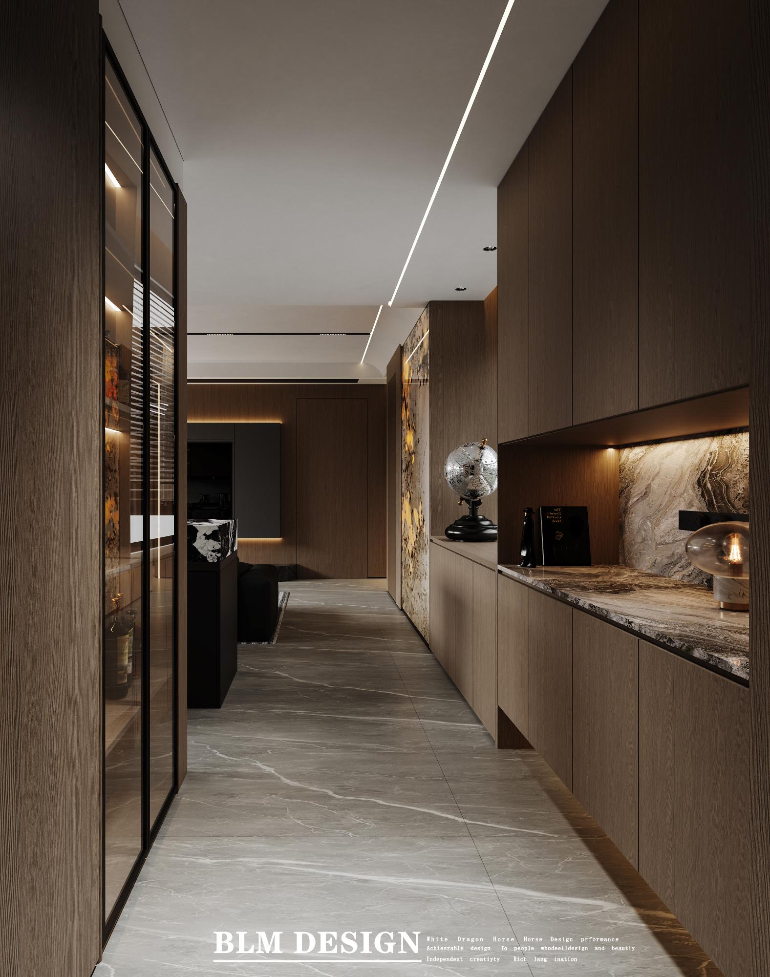 意式轻奢-白龙马效果图[ID: 114508870]_建e效果图