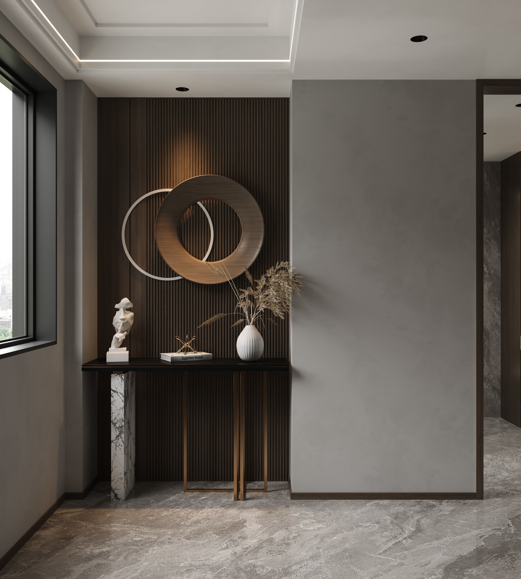 意式轻奢-白龙马效果图[ID: 114443393]_建e效果图
