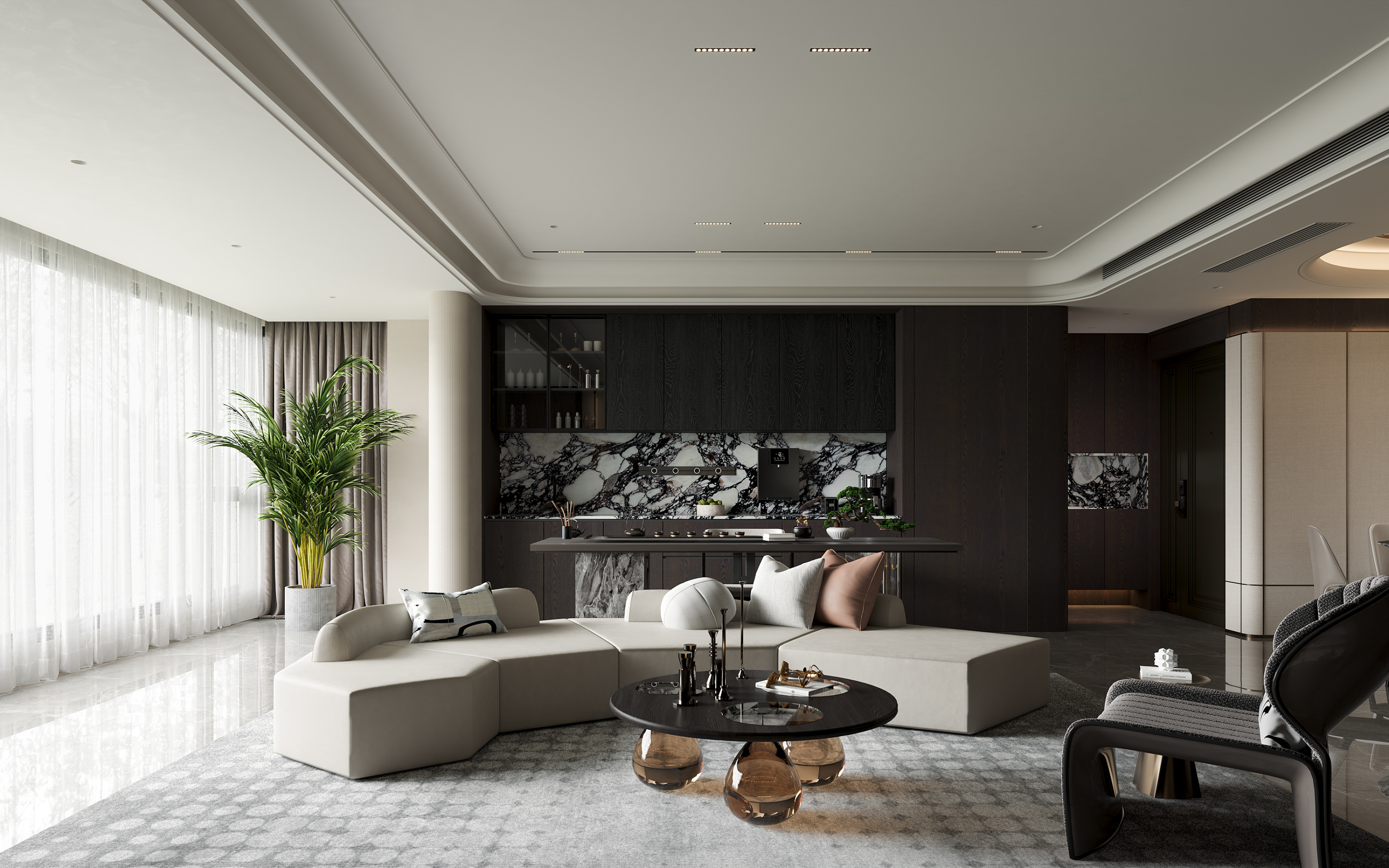 意式轻奢[ID: 114443382]_建e效果图