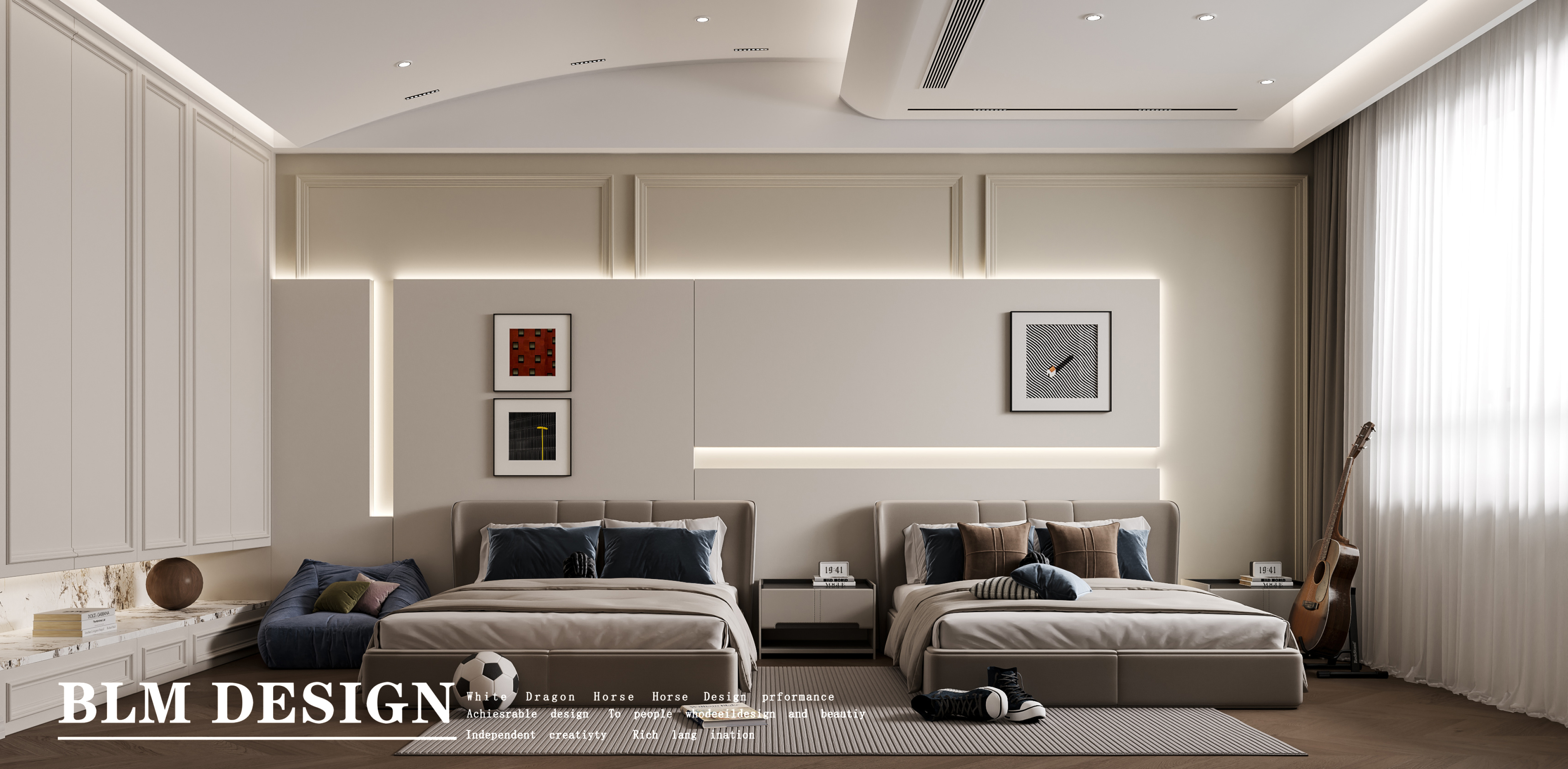 法式轻奢别墅案例——白龙马效果图[ID: 115164355]_建e效果图