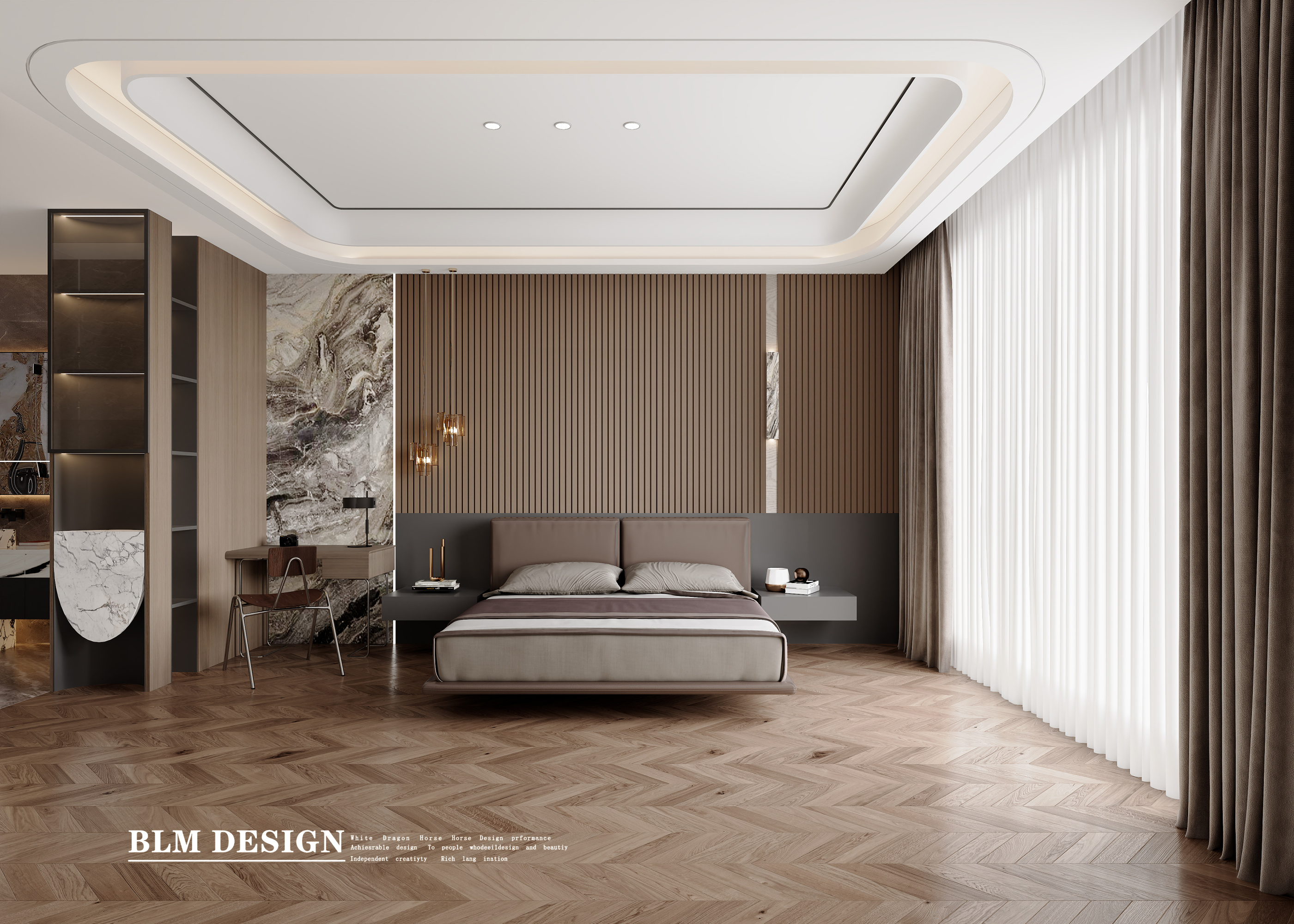 意式轻奢别墅案例[ID: 115098810]_建e效果图
