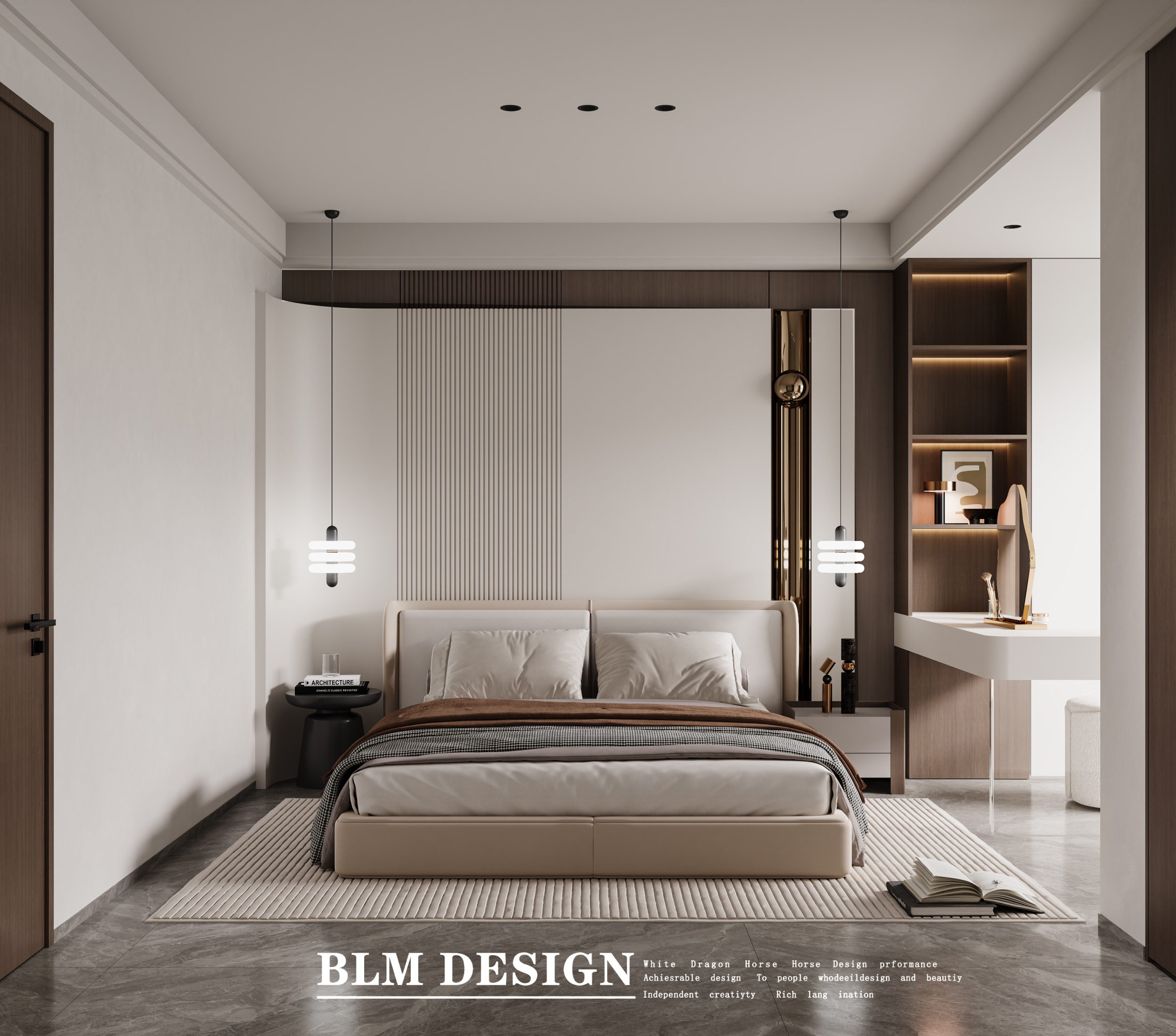 意式轻奢-白龙马效果图[ID: 115098673]_建e效果图