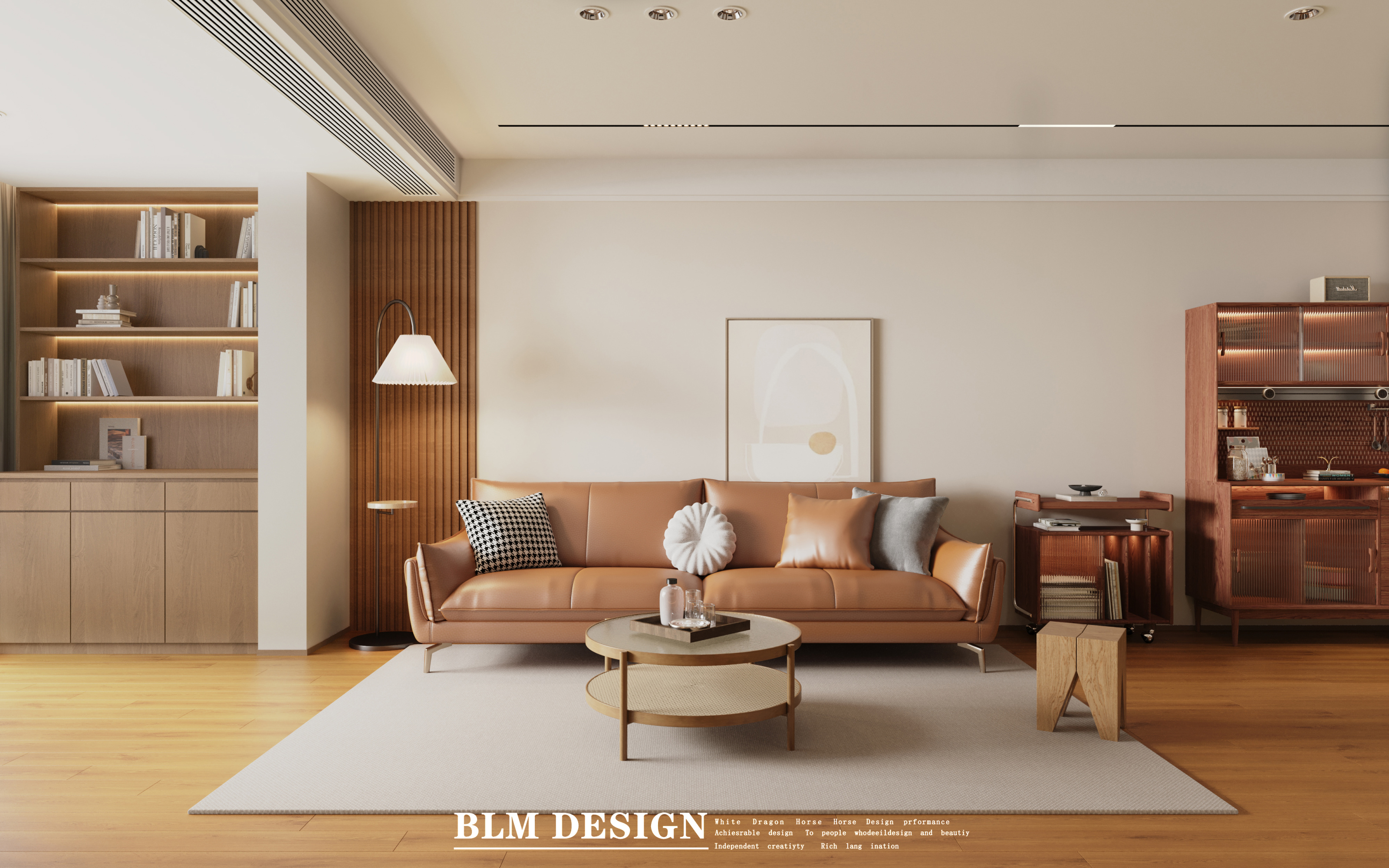 原木风家装设计案例[ID: 115098848]_建e效果图
