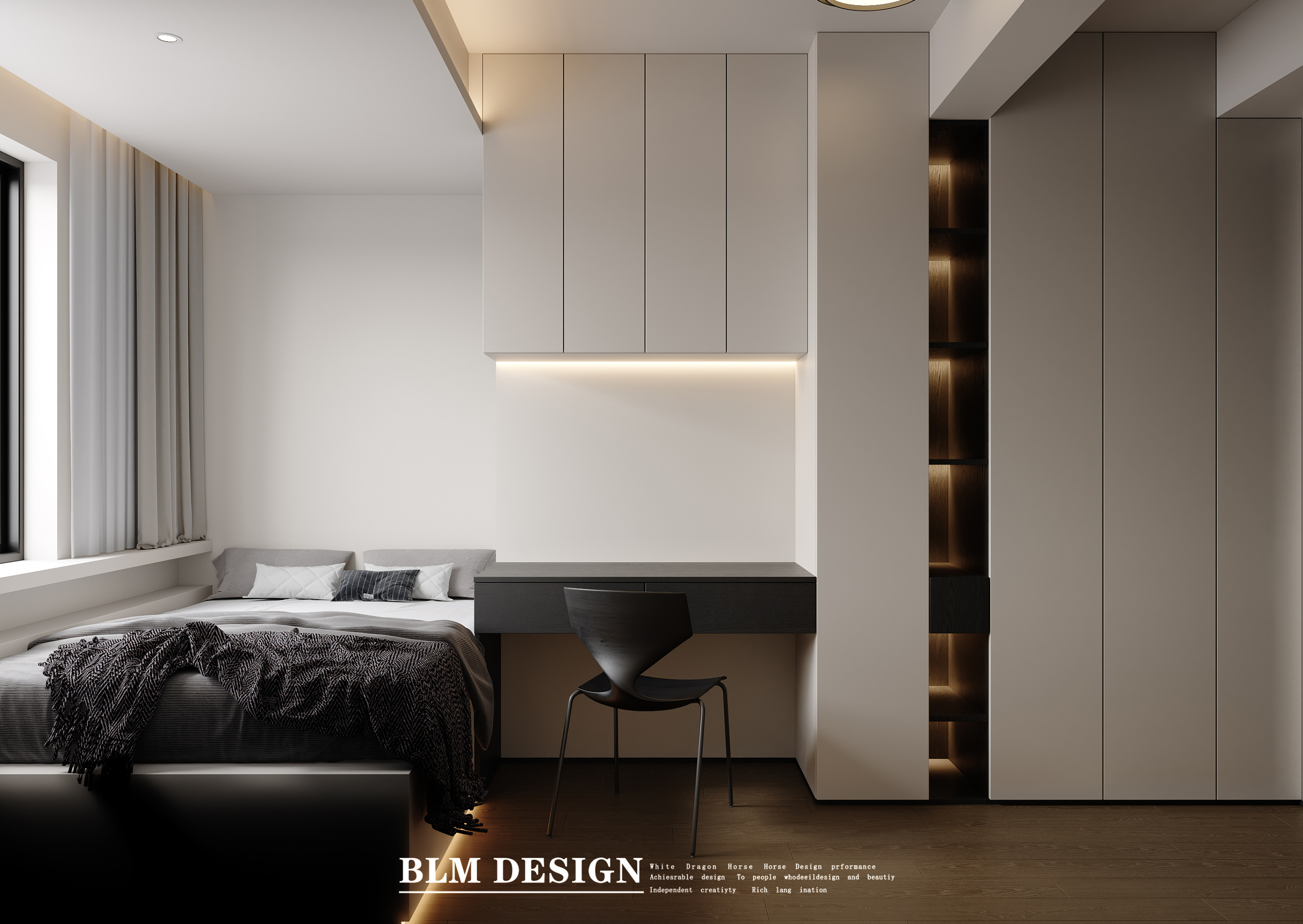 极简黑白灰[ID: 115098710]_建e效果图
