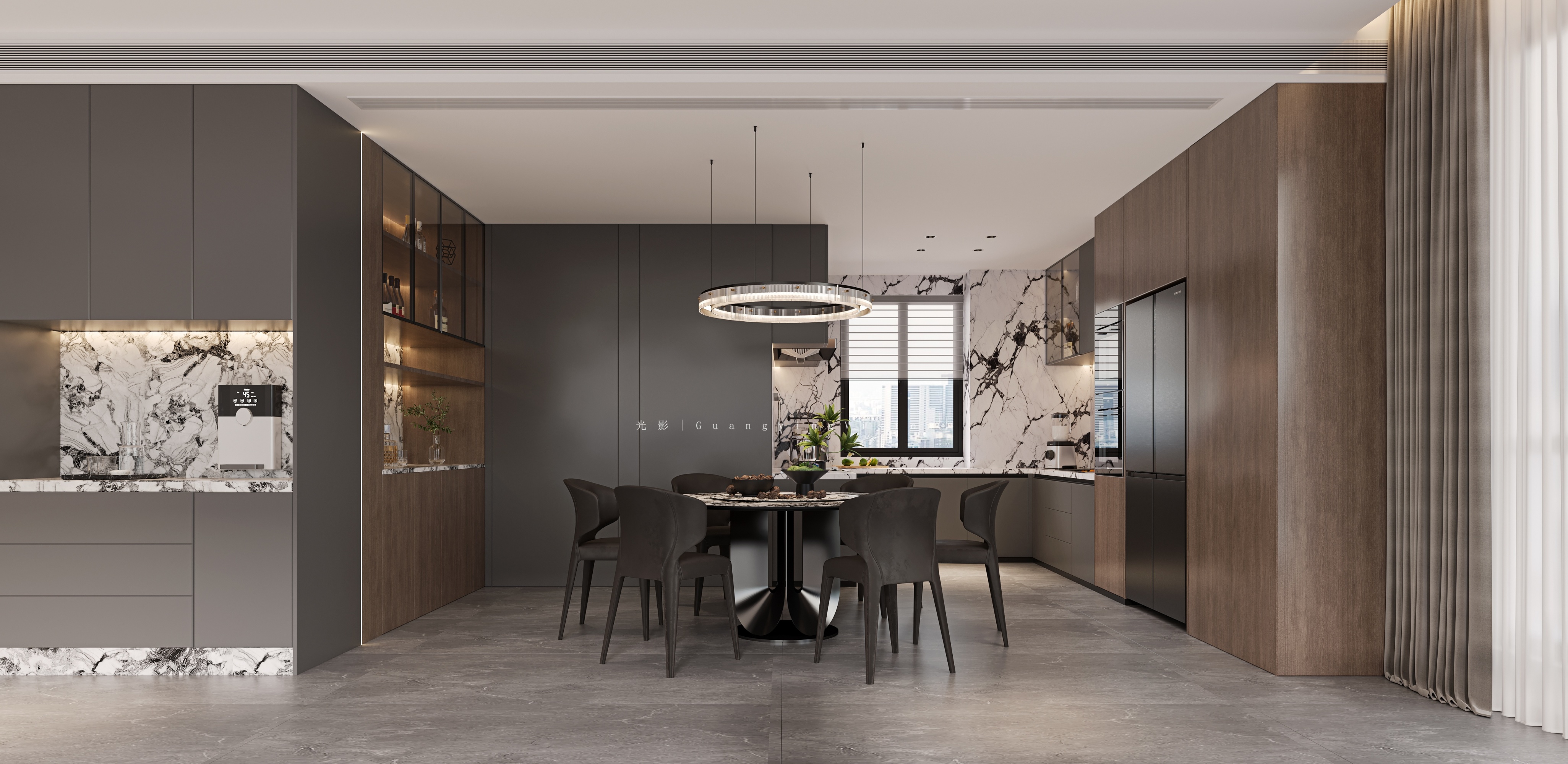 现代风格[ID: 115295273]_建e效果图