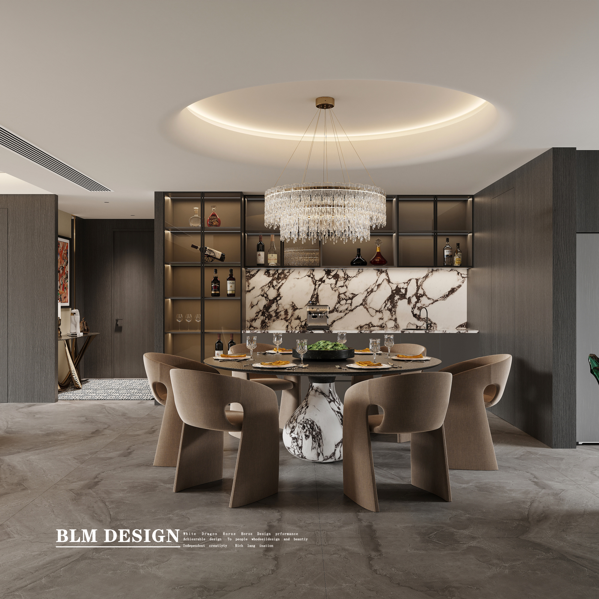 意式轻奢家装案例[ID: 115295274]_建e效果图