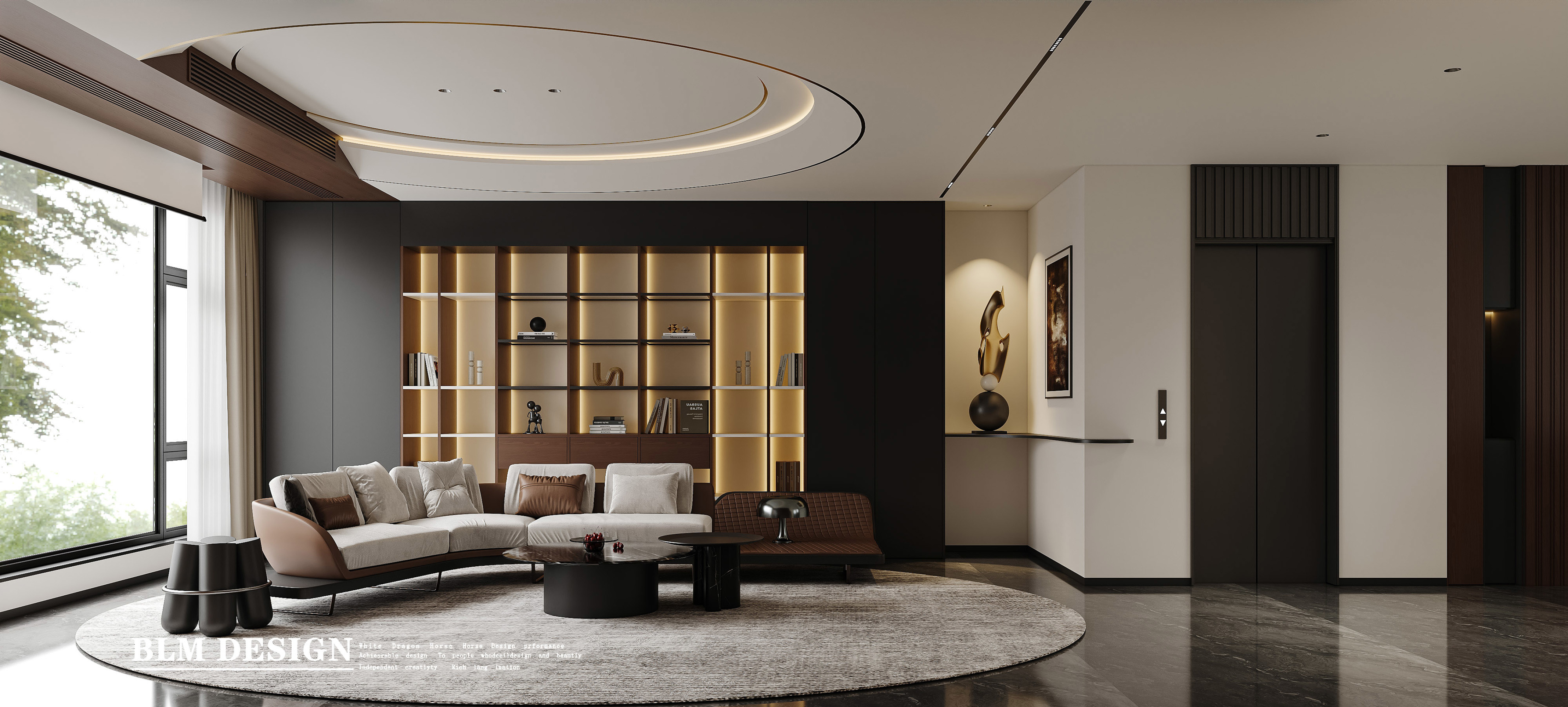 意式轻奢家装案例[ID: 115295329]_建e效果图
