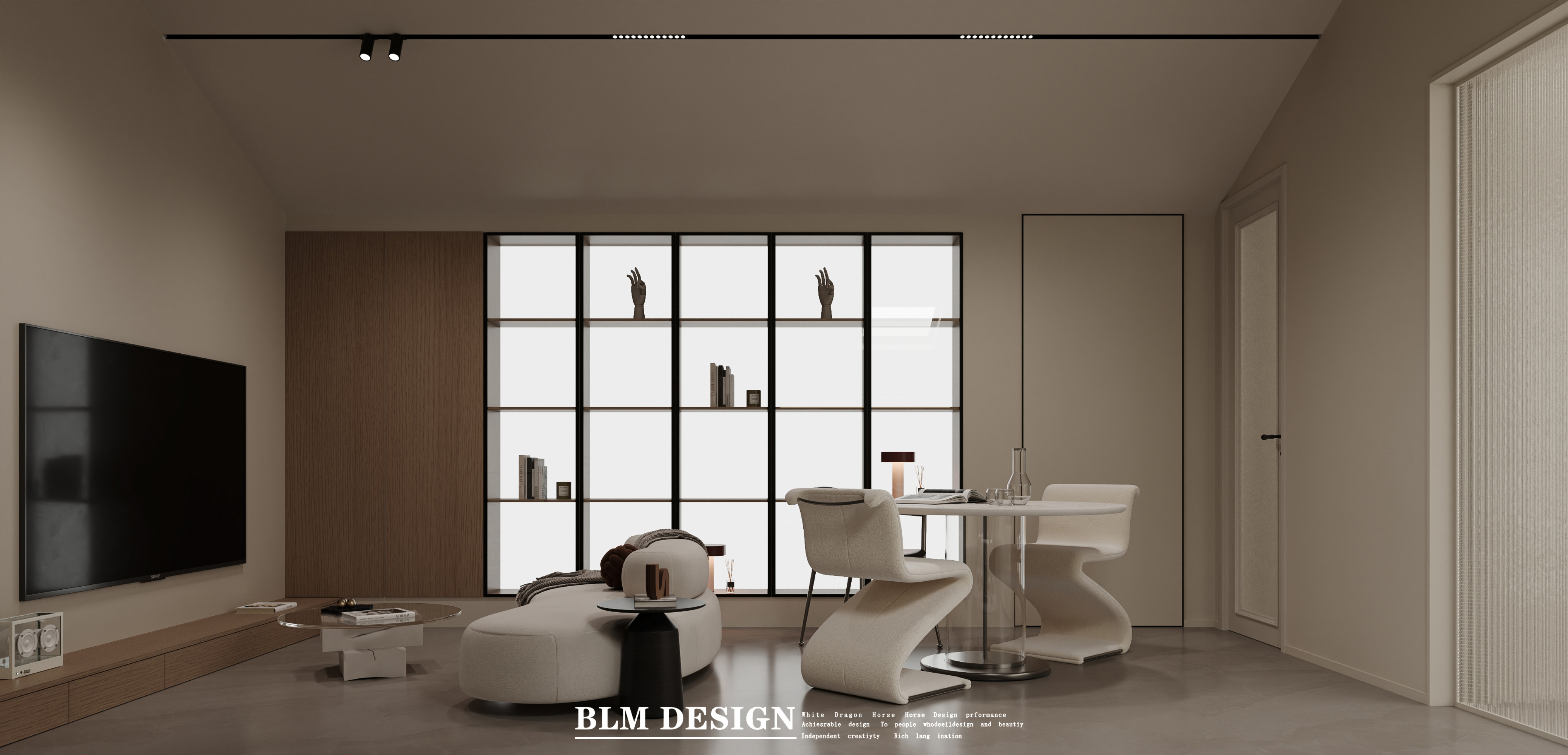 现代别墅家装设计案例[ID: 115295474]_建e效果图