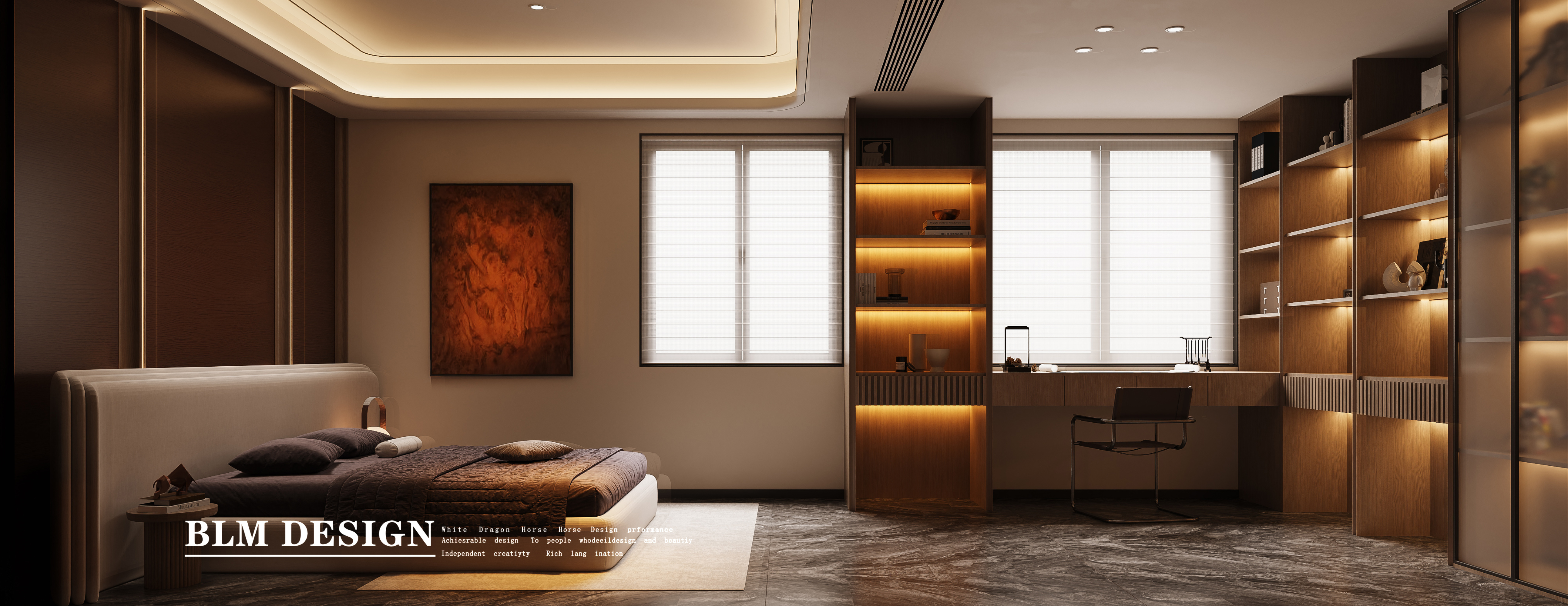 老钱风别墅案例[ID: 115229837]_建e效果图