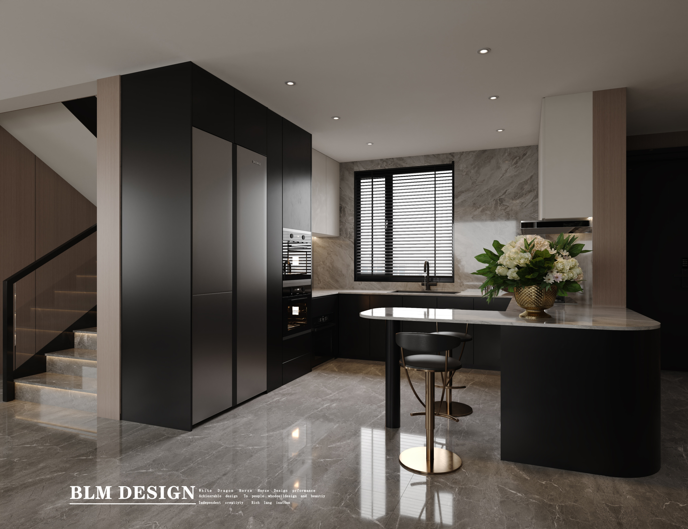 意式轻奢家装案例[ID: 115229857]_建e效果图