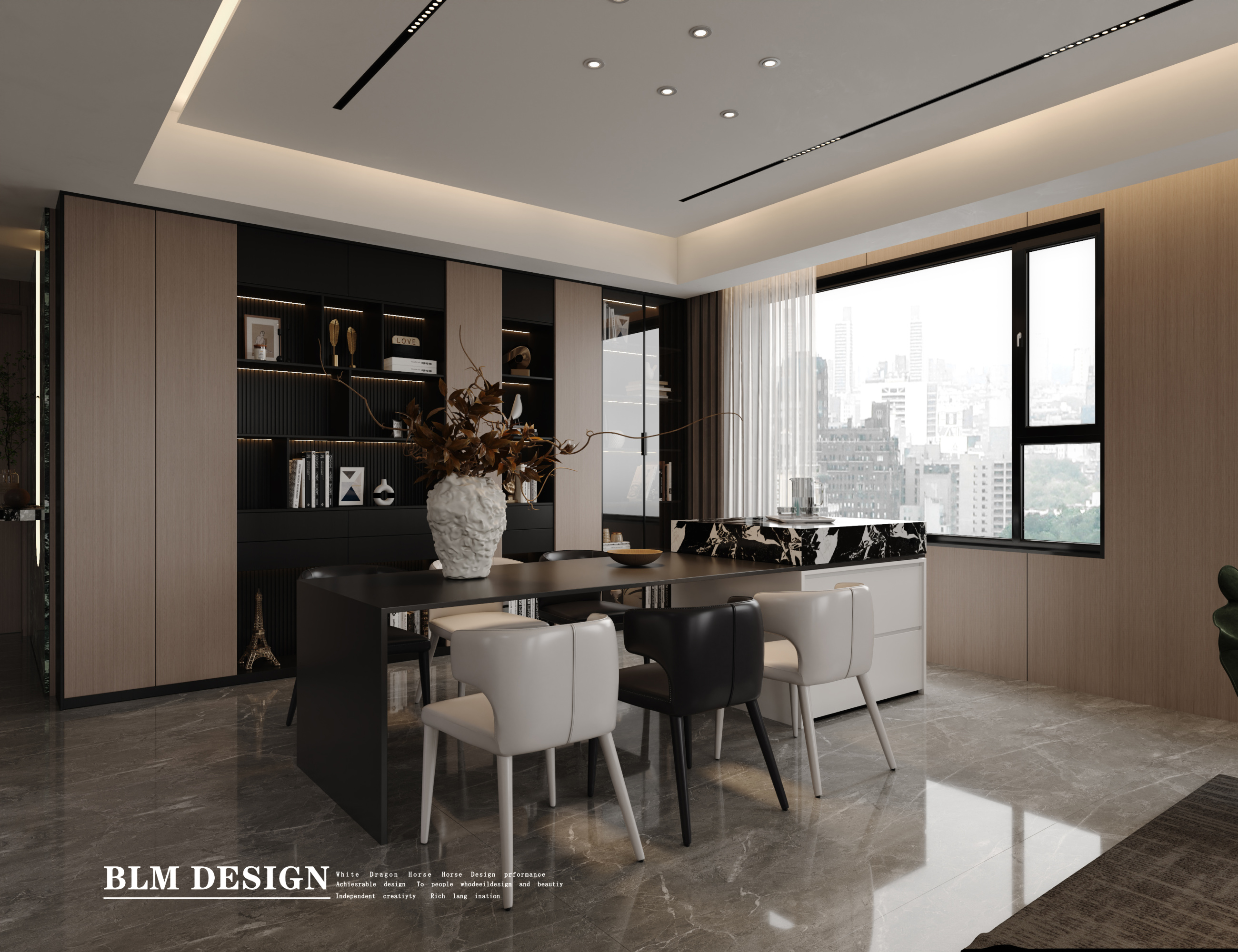 意式轻奢家装案例[ID: 115229857]_建e效果图