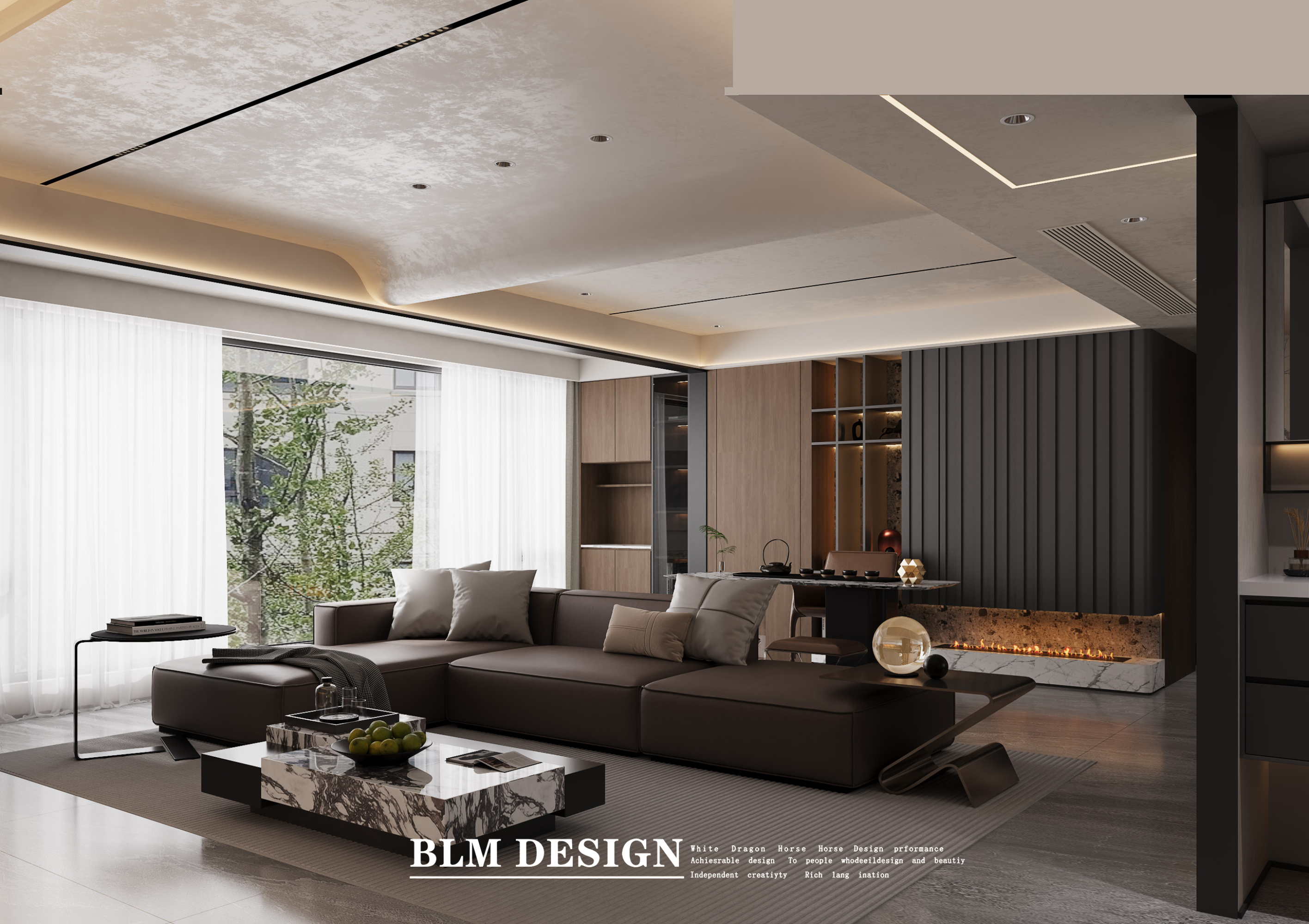 白龙马效果图-意式轻奢[ID: 115229943]_建e效果图