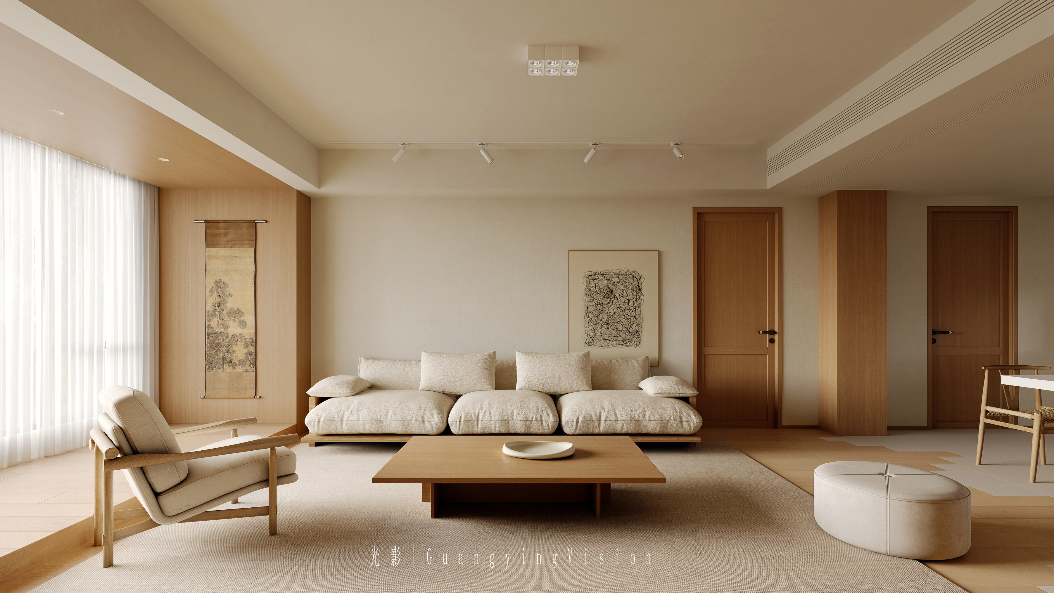 简约原木风格[ID: 114902074]_建e效果图