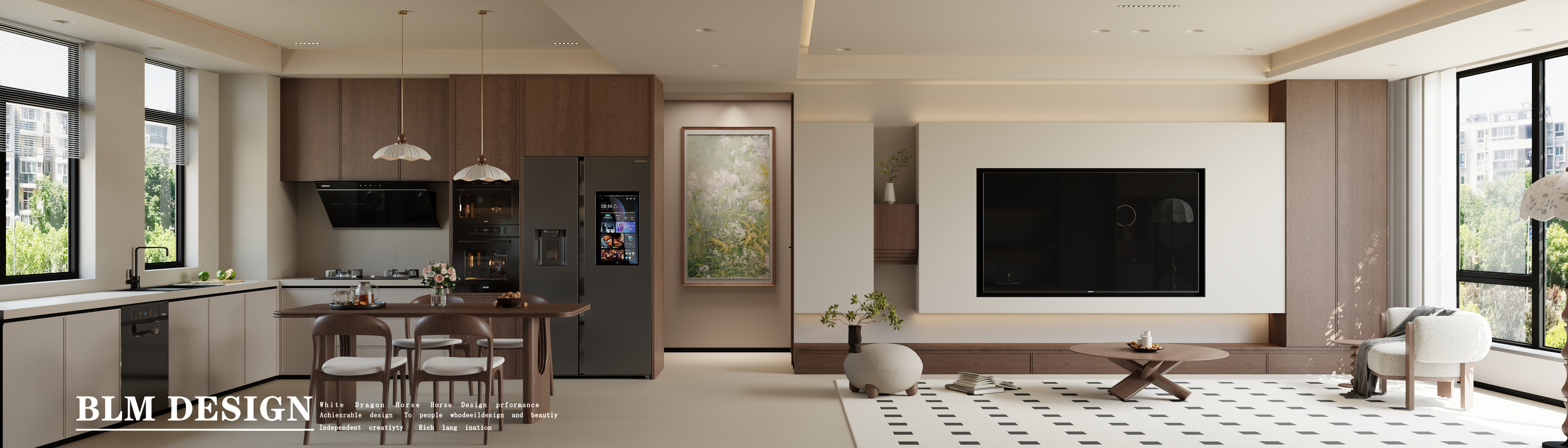 现代家装设计案例[ID: 114902093]_建e效果图