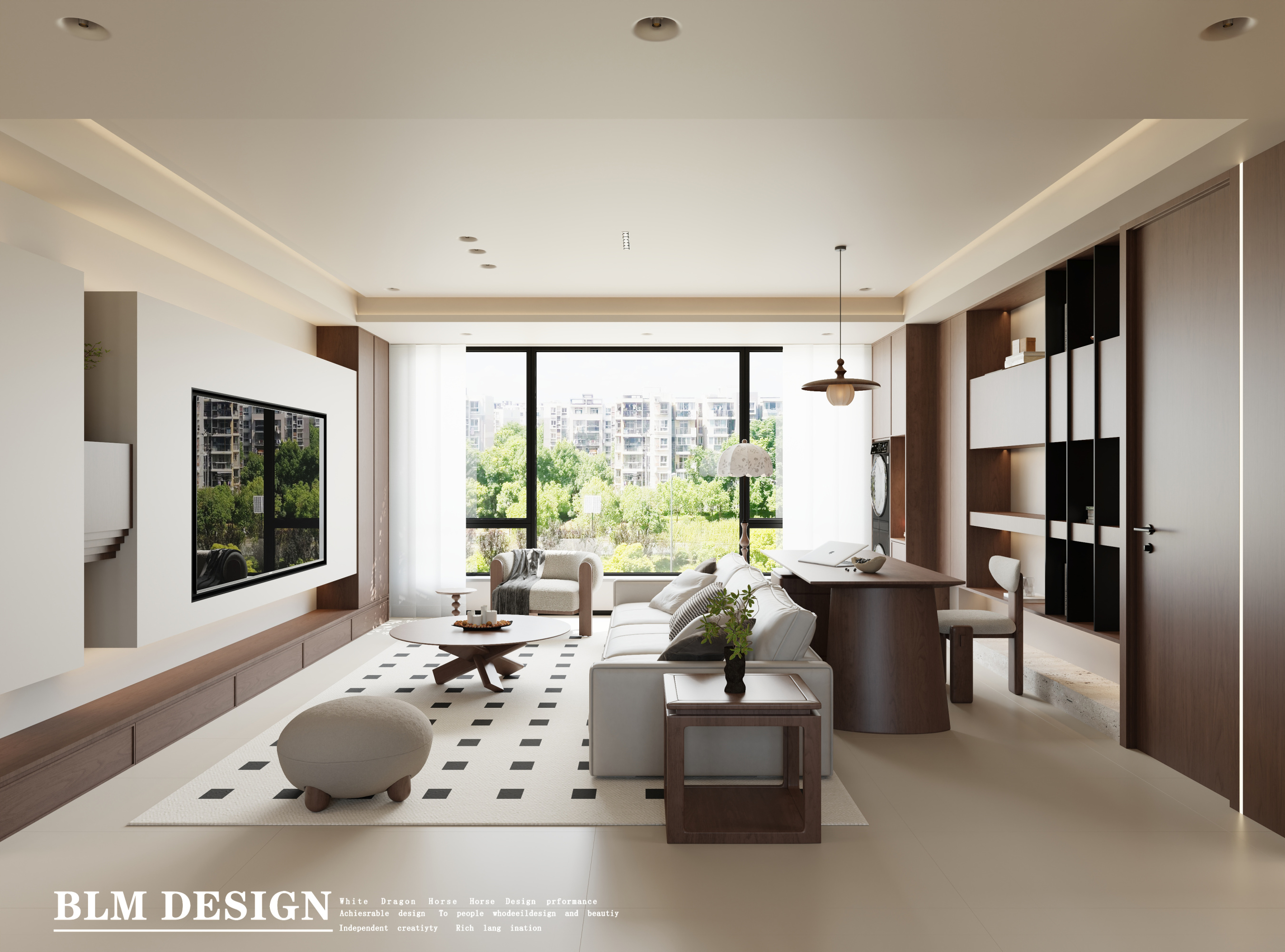 现代家装设计案例[ID: 114902093]_建e效果图