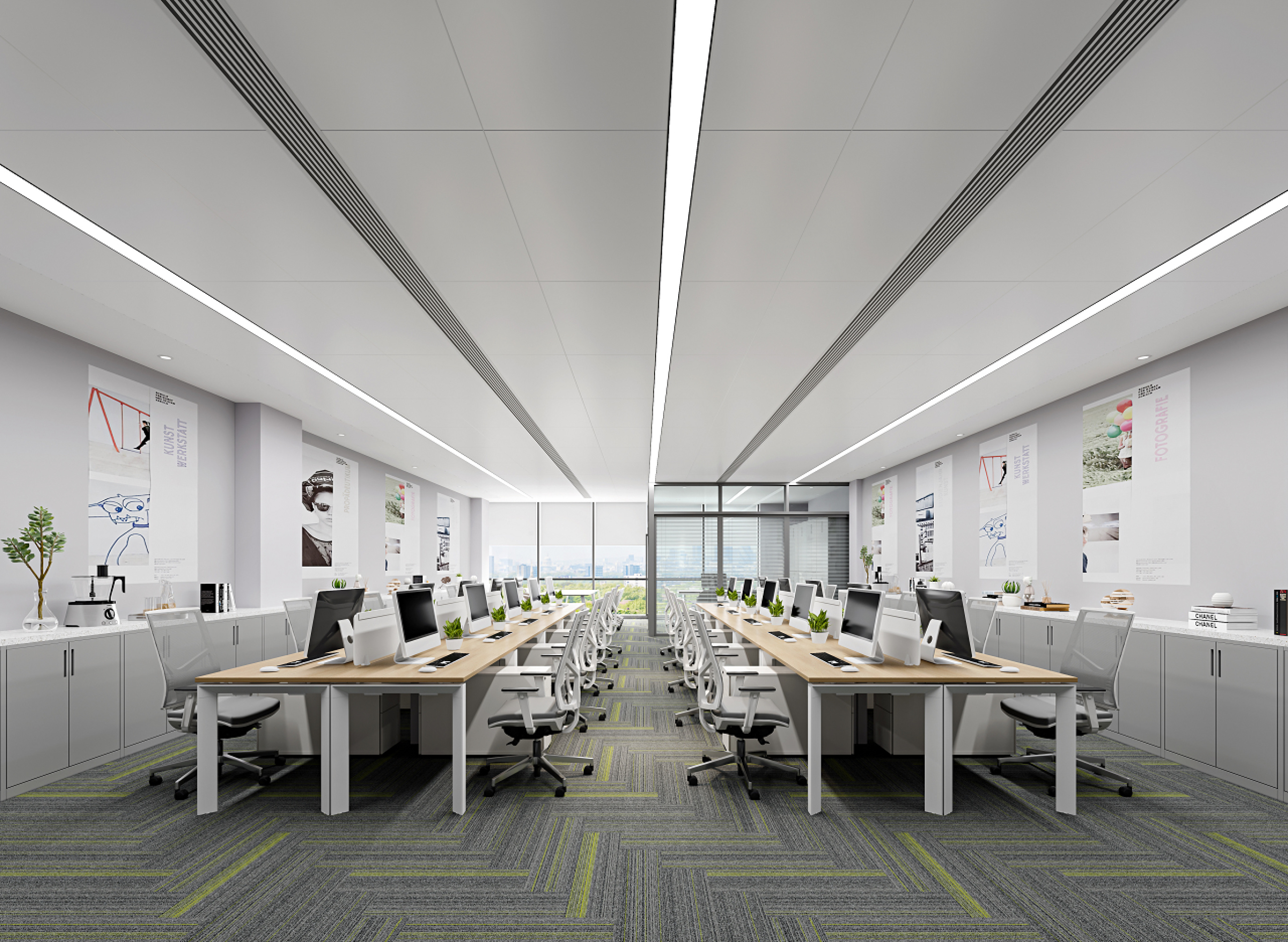 筋斗云效果图 办公展示[ID: 114902081]_建e效果图