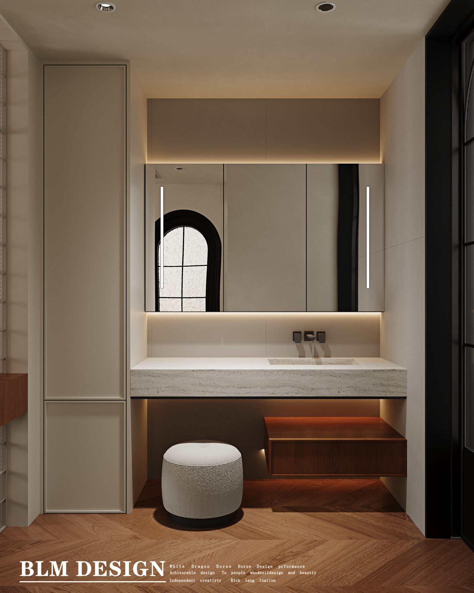 中古现代-白龙马效果图[ID: 114836554]_建e效果图