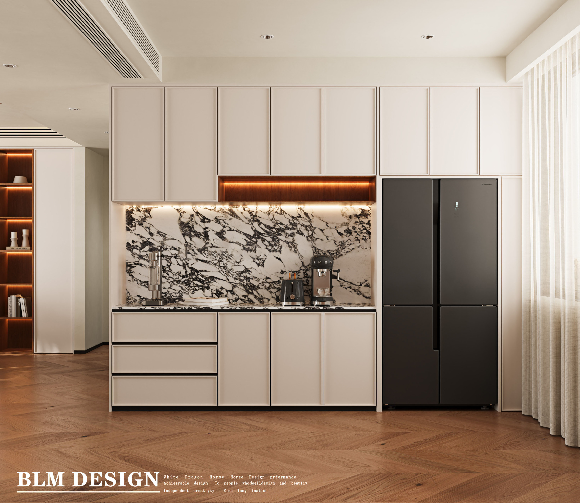 中古现代-白龙马效果图[ID: 114836554]_建e效果图