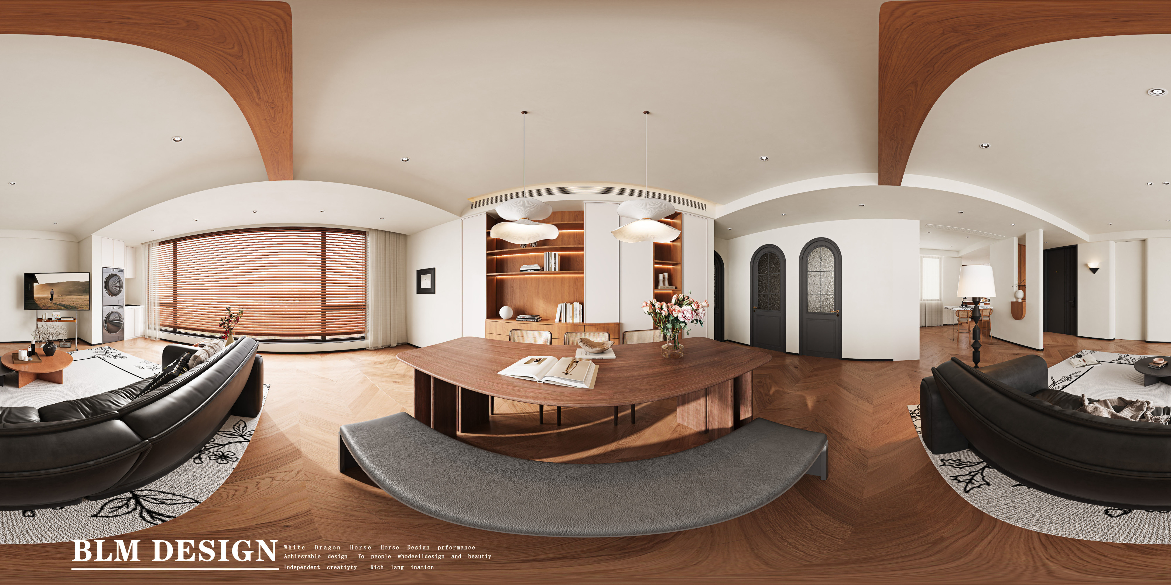 中古现代-白龙马效果图[ID: 114836554]_建e效果图