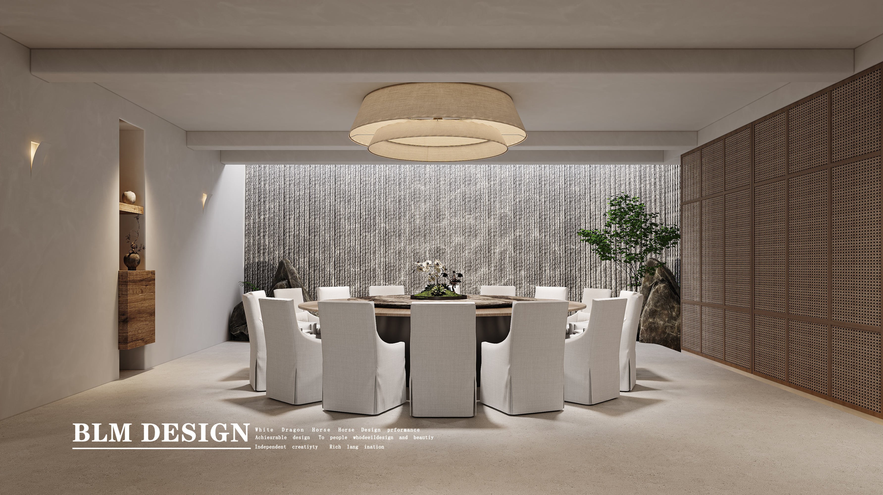 侘寂风格别墅-白龙马效果图[ID: 114836639]_建e效果图