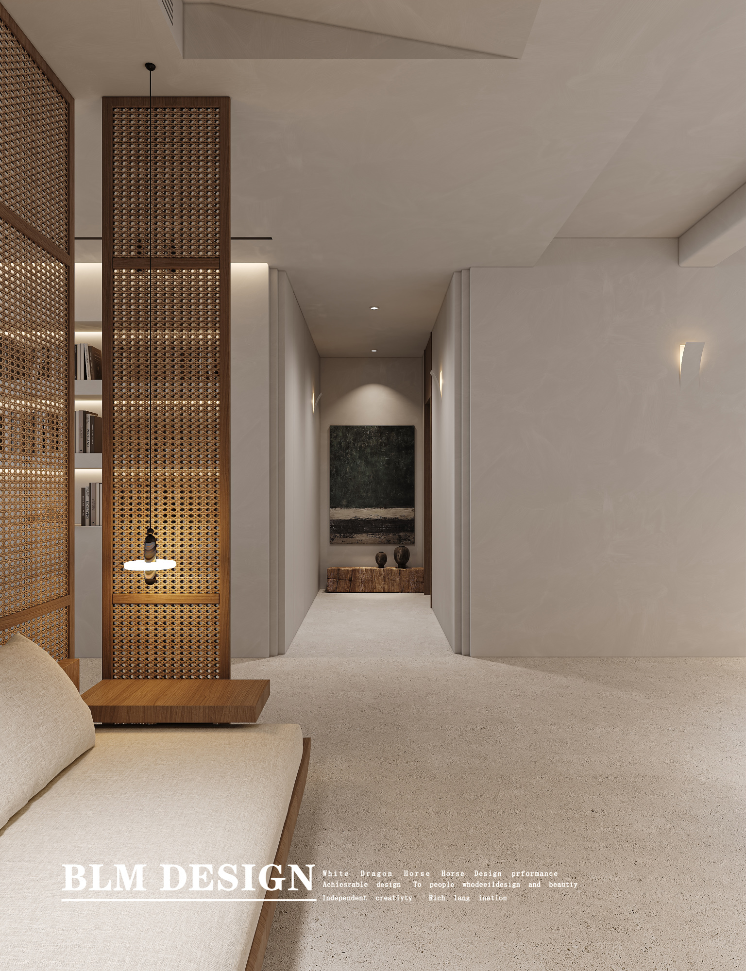 侘寂风格别墅-白龙马效果图[ID: 114836639]_建e效果图