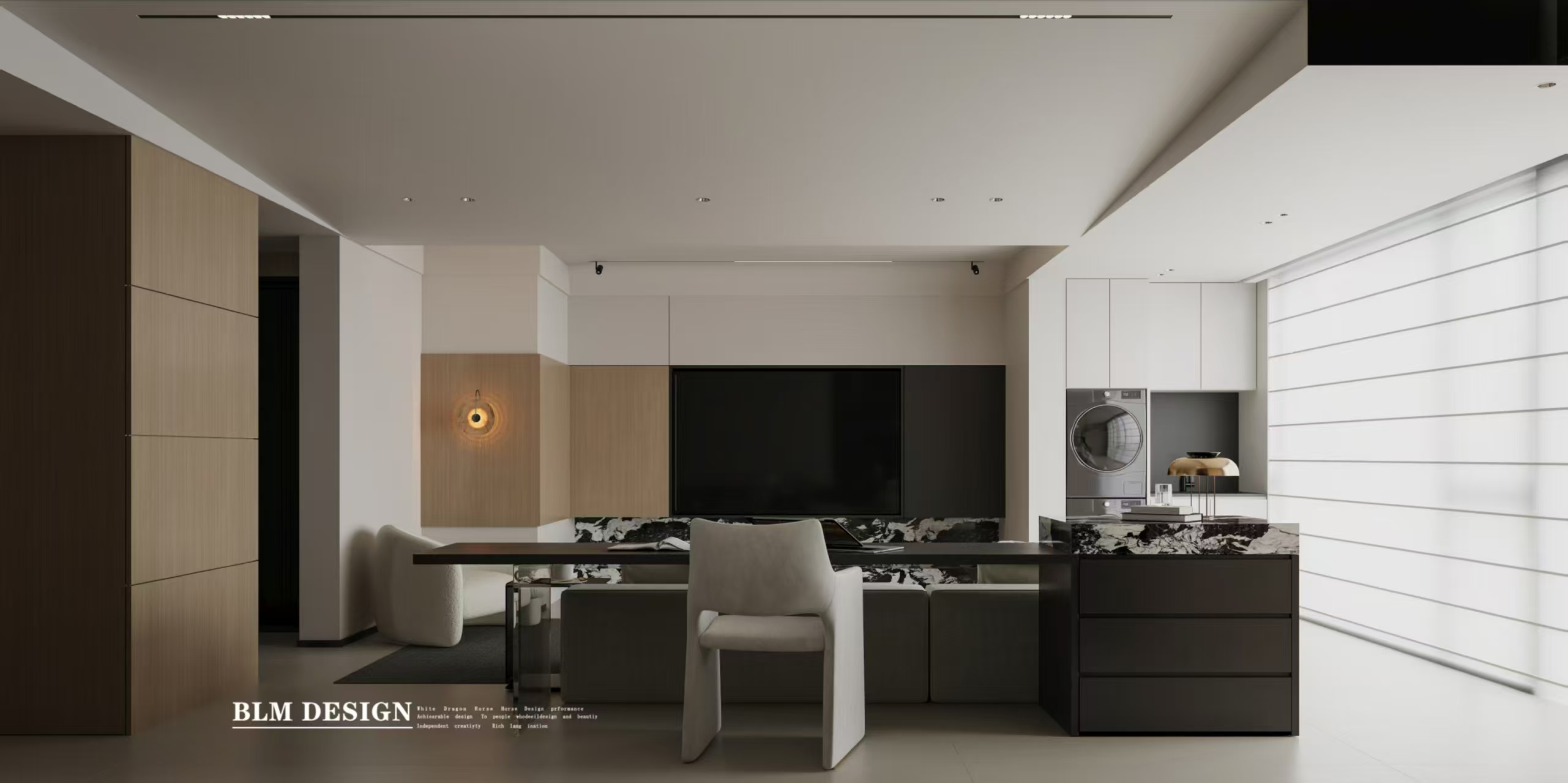 现代—白龙马效果图[ID: 114836510]_建e效果图