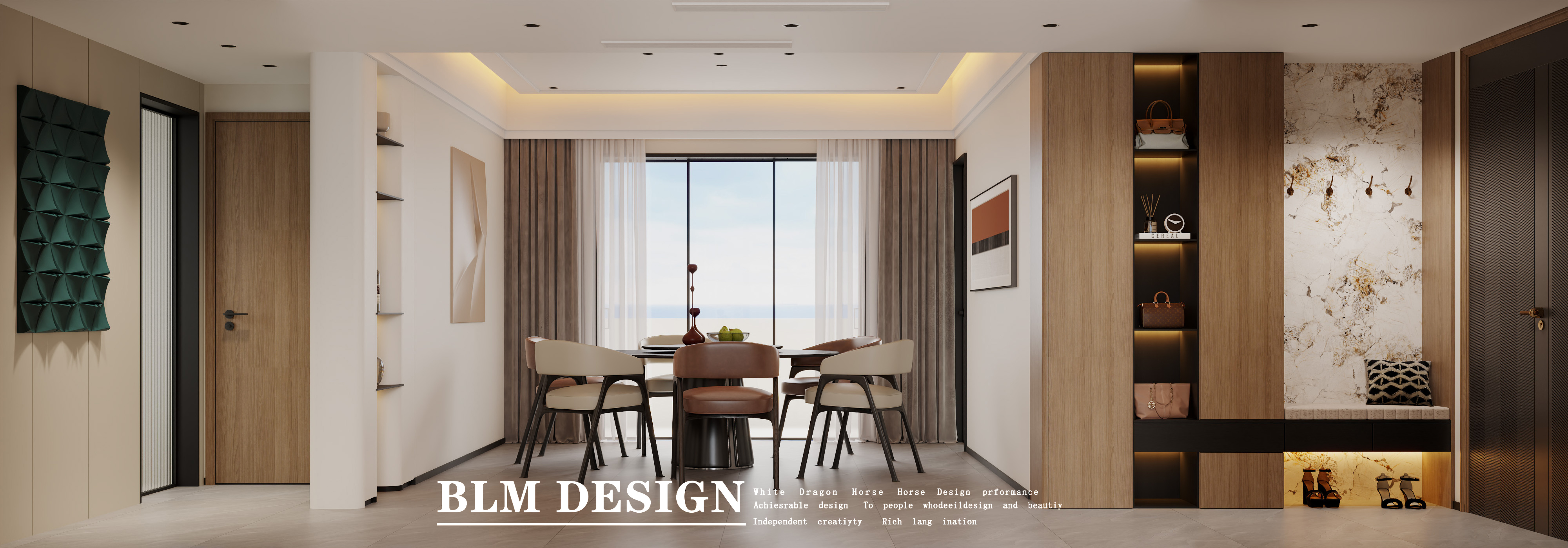 意式轻奢家装设计案例[ID: 114836502]_建e效果图