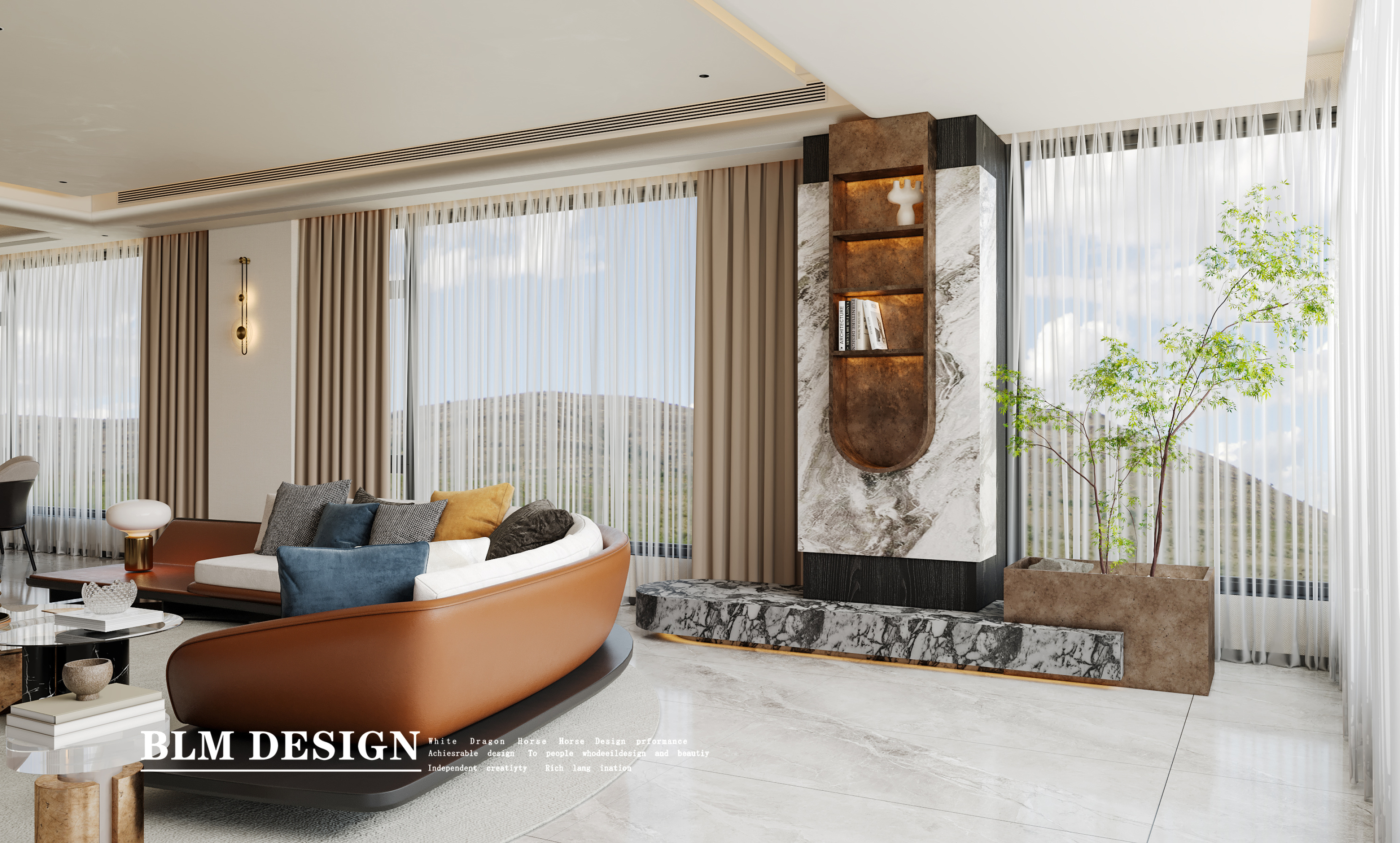 意式轻奢案例[ID: 115033292]_建e效果图