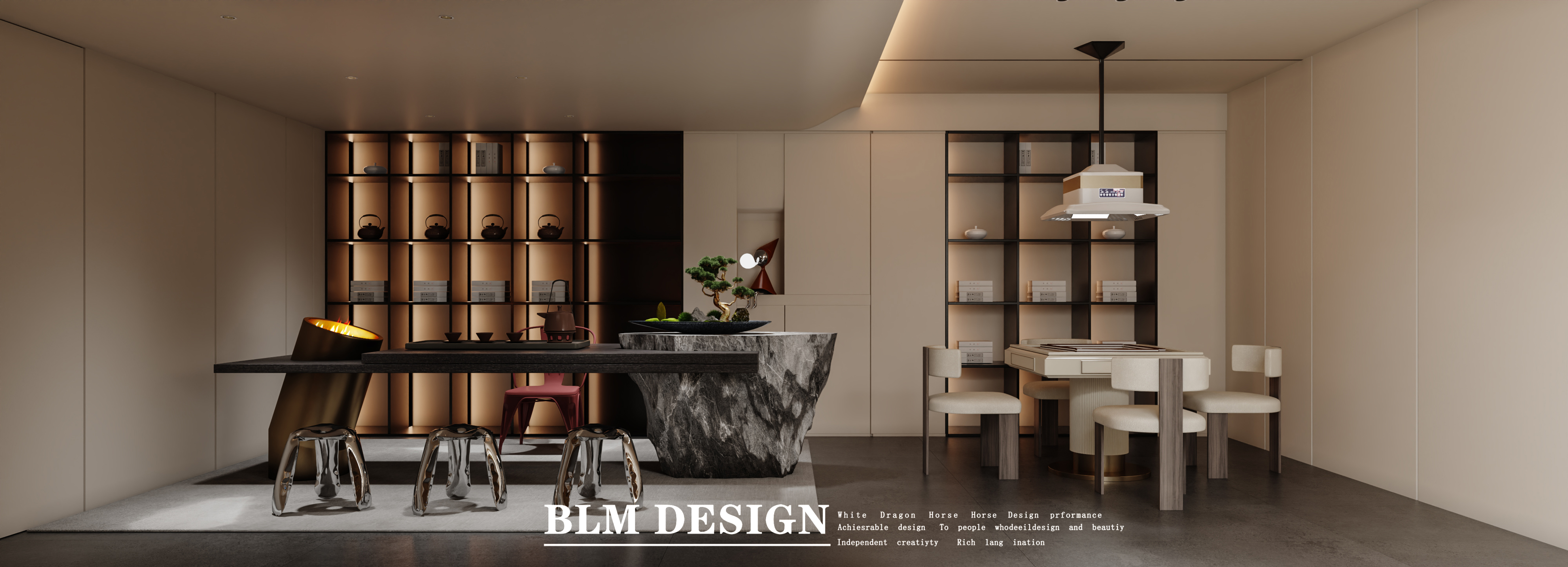 意式轻奢家装设计案例[ID: 115033263]_建e效果图