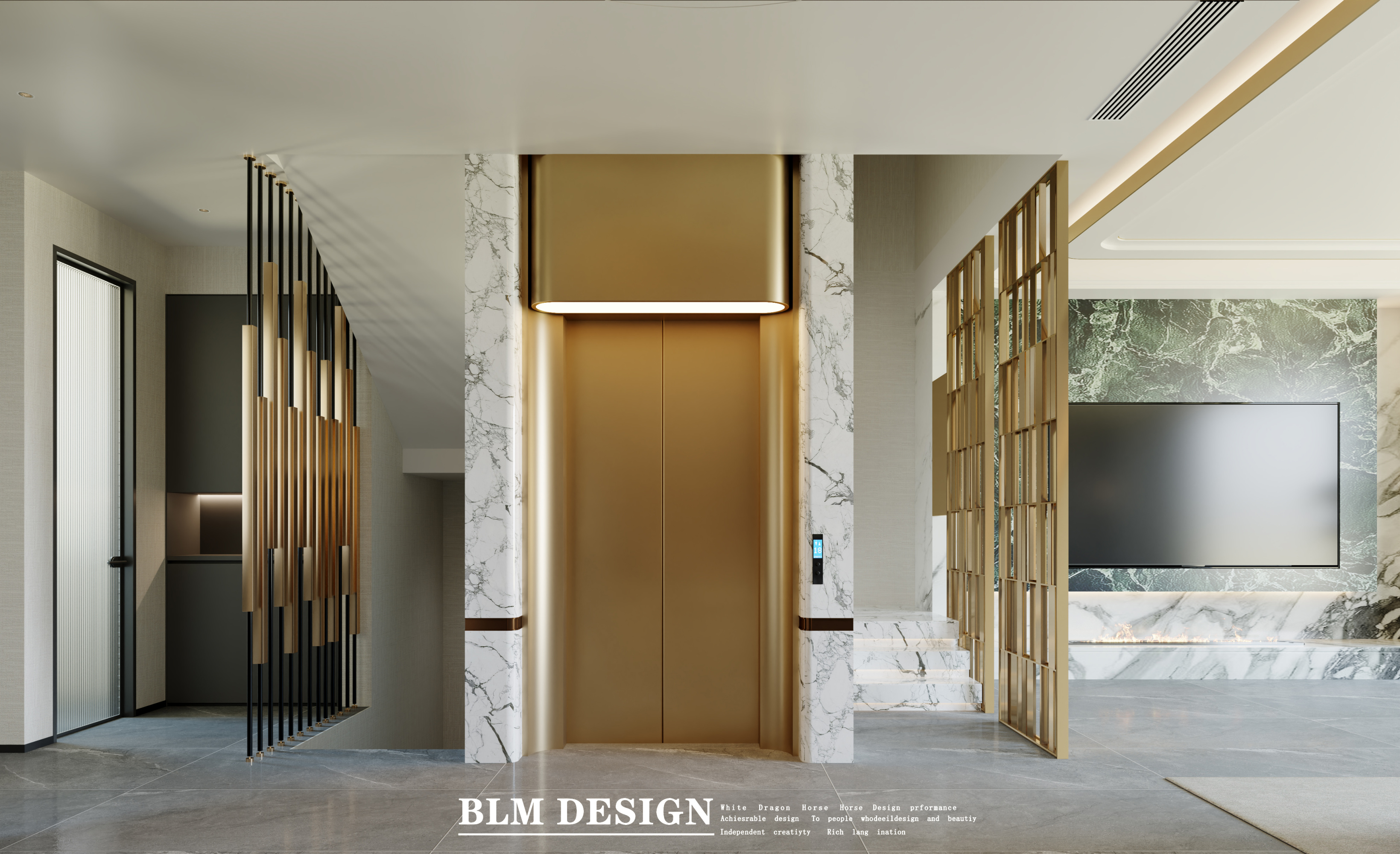 意式轻奢家装设计案例[ID: 115033263]_建e效果图
