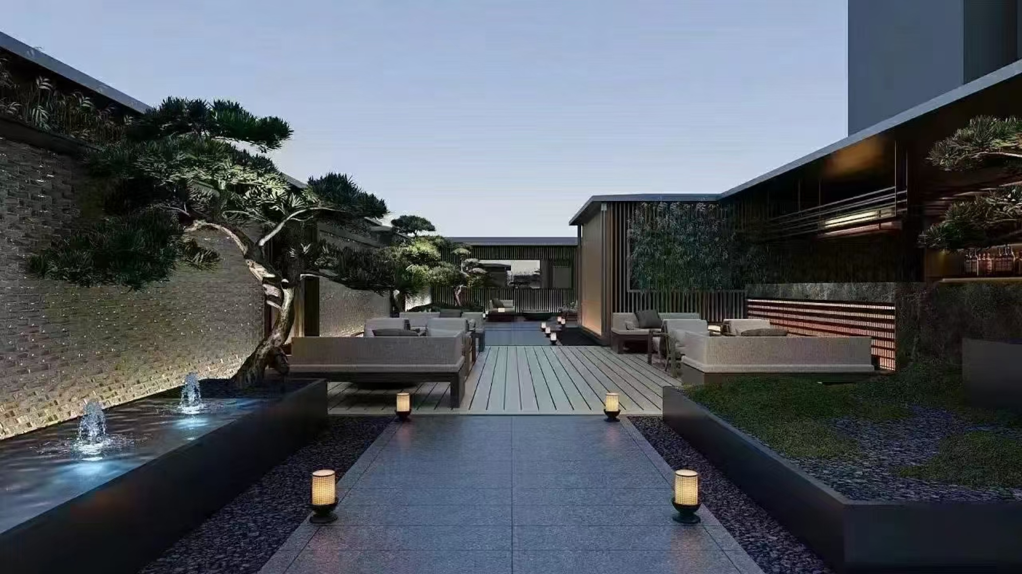 庭院[ID: 115033230]_建e效果图