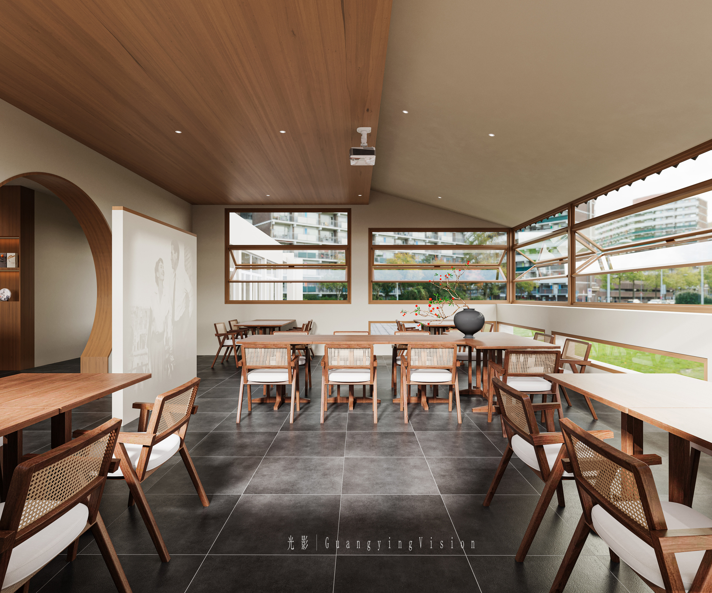 中式餐厅[ID: 115033157]_建e效果图